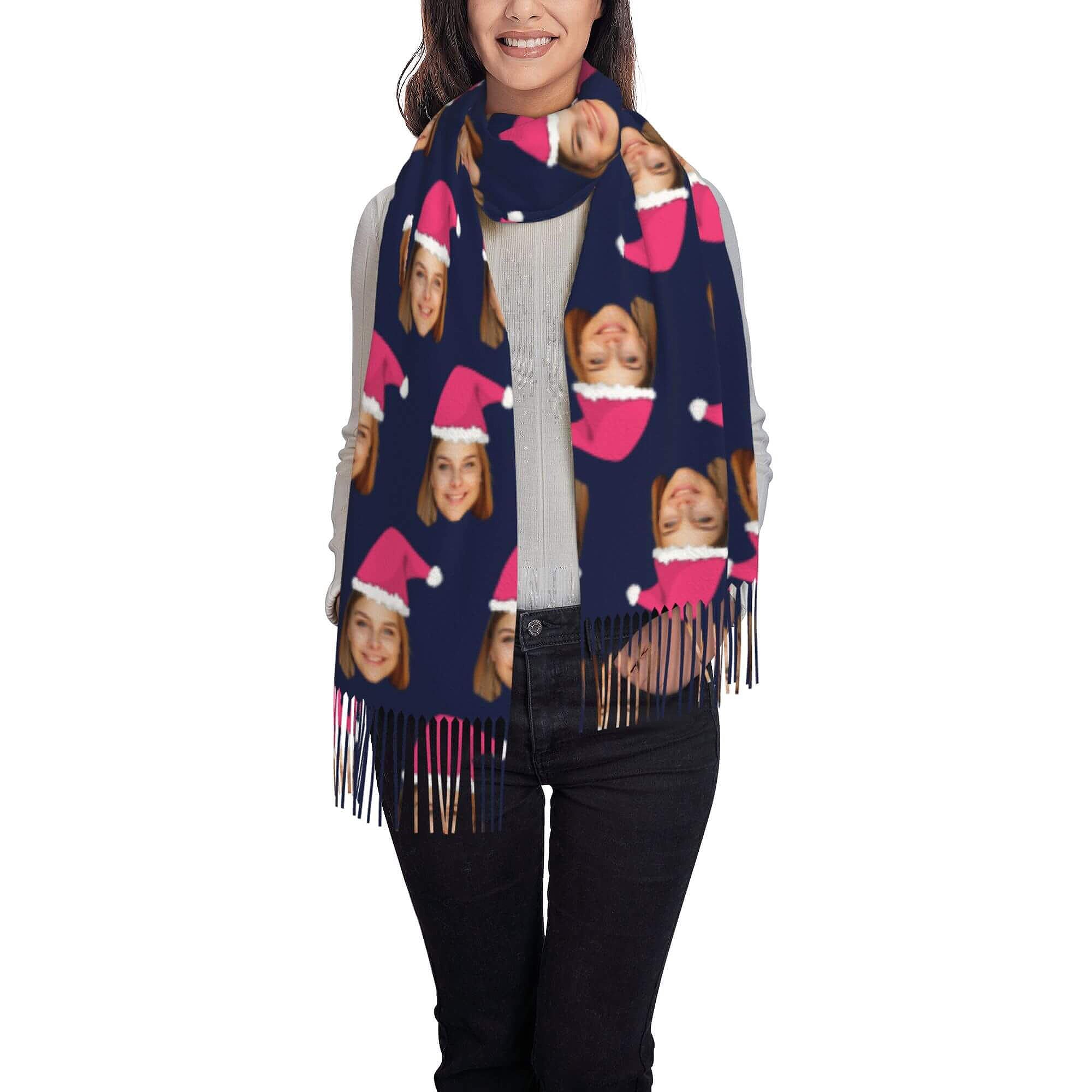 custom photo scarf