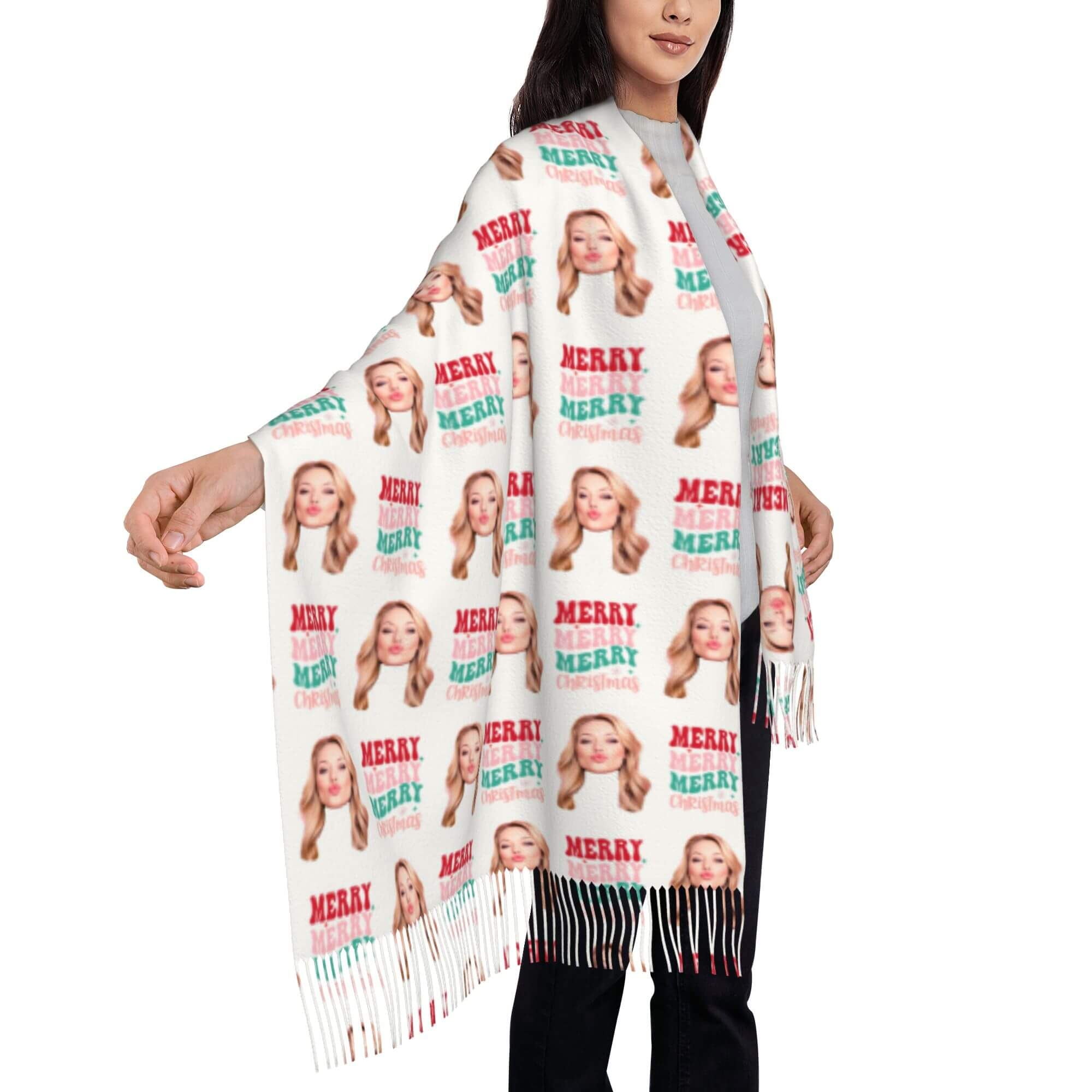 custom photo scarf