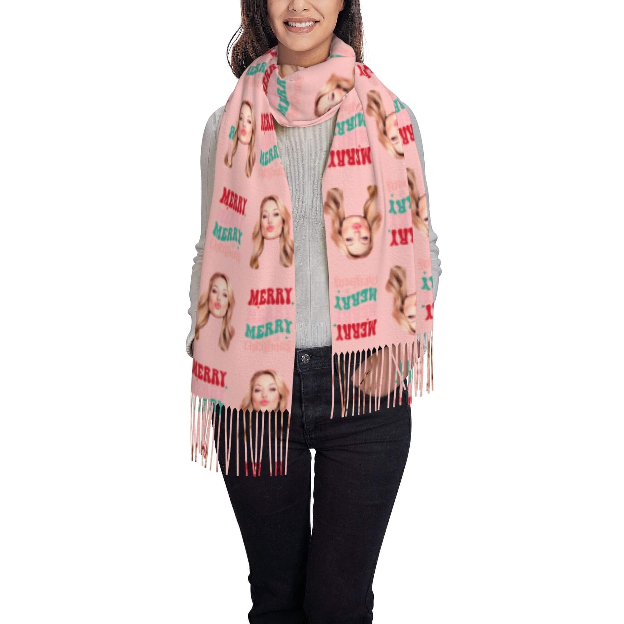custom photo scarf