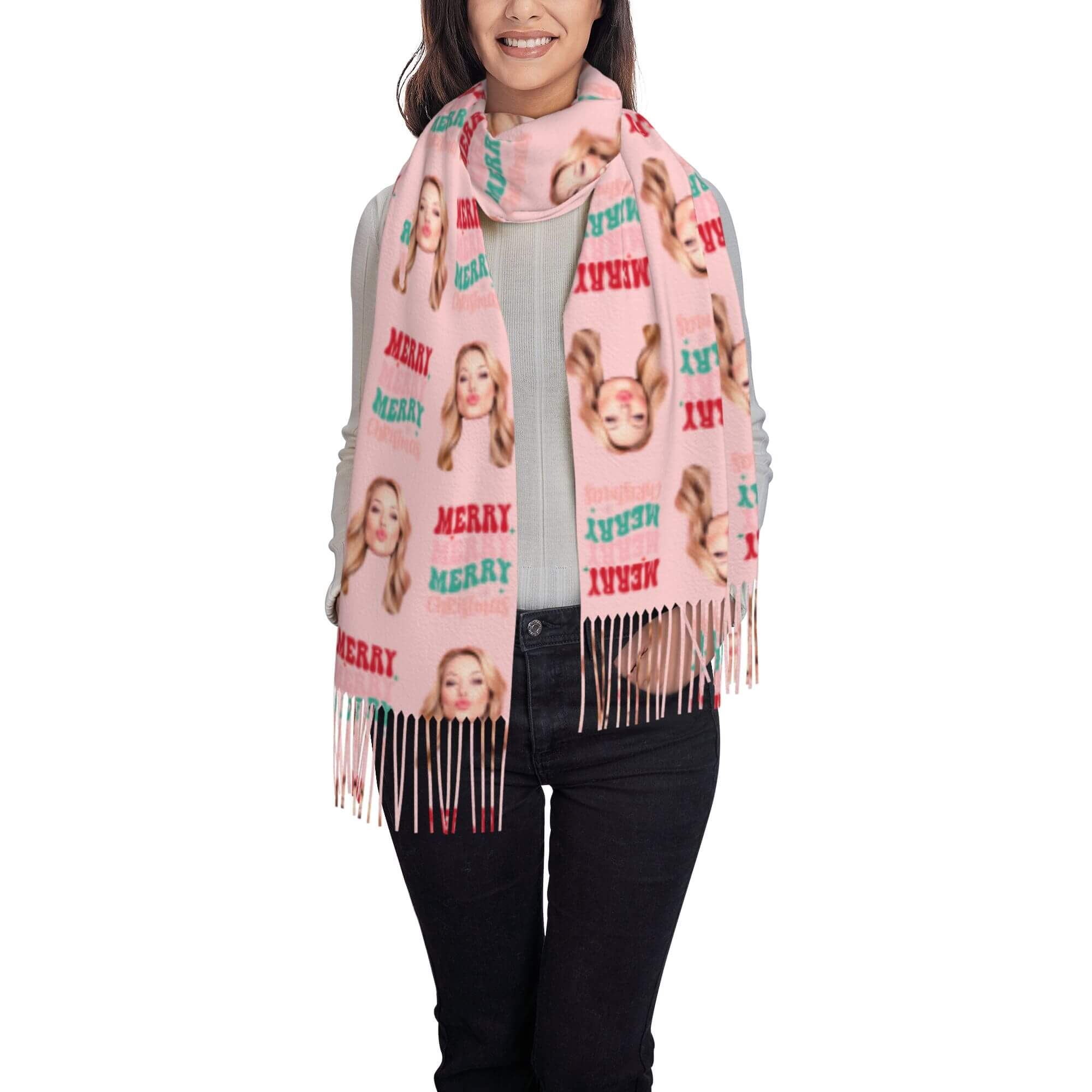 custom photo scarf