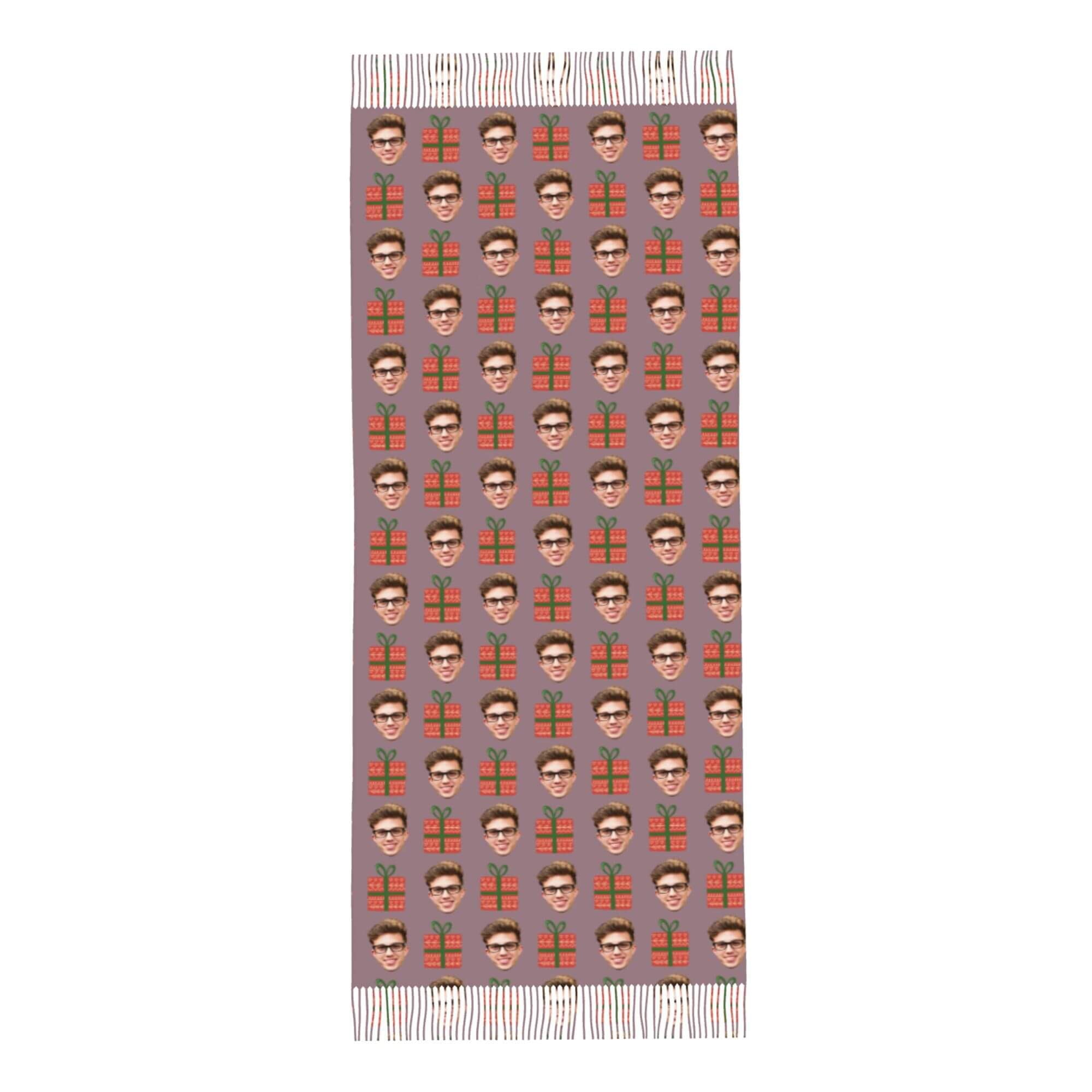 custom photo scarf