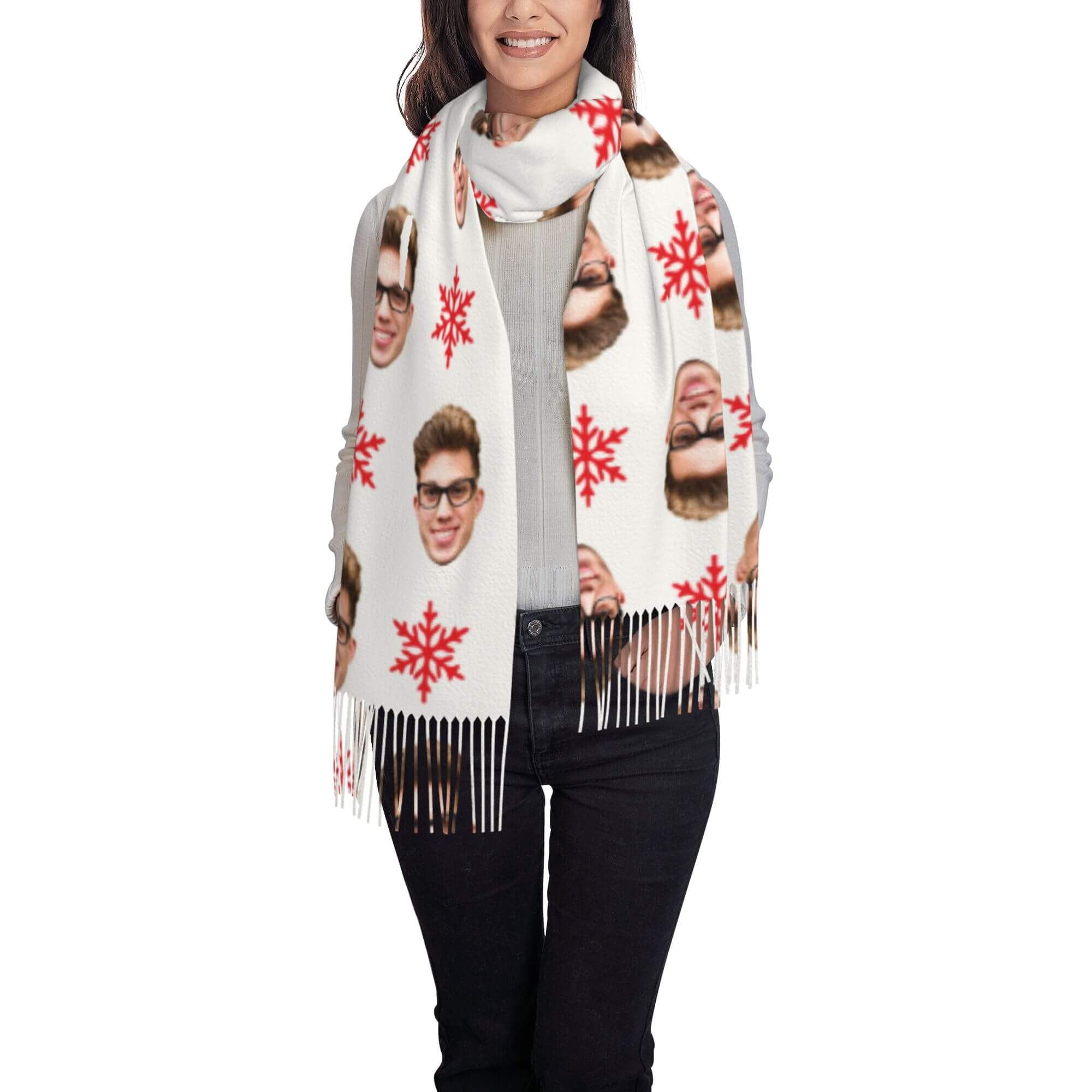 custom photo scarf