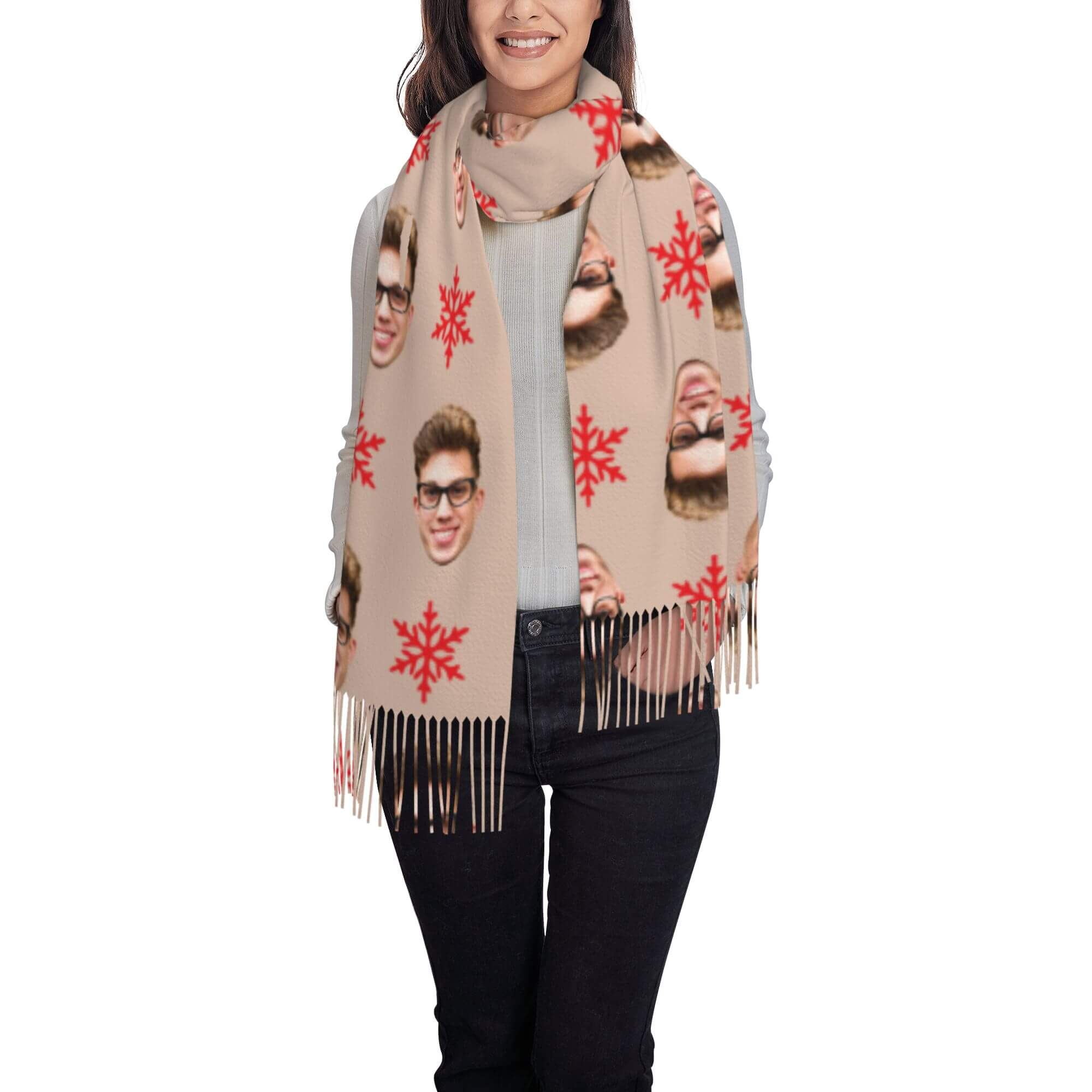 custom photo scarf