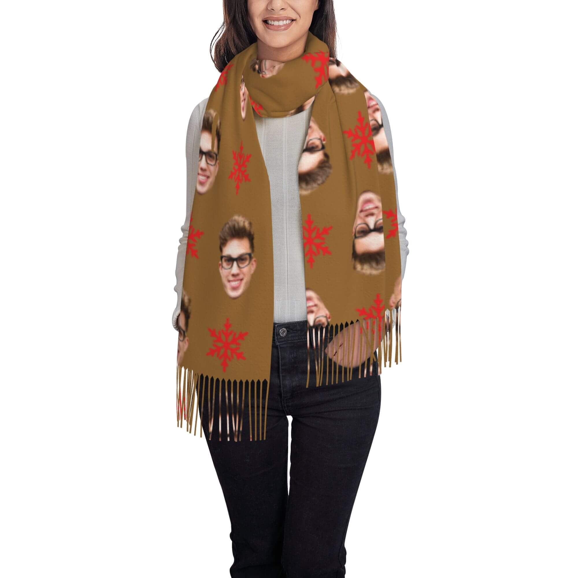 custom photo scarf