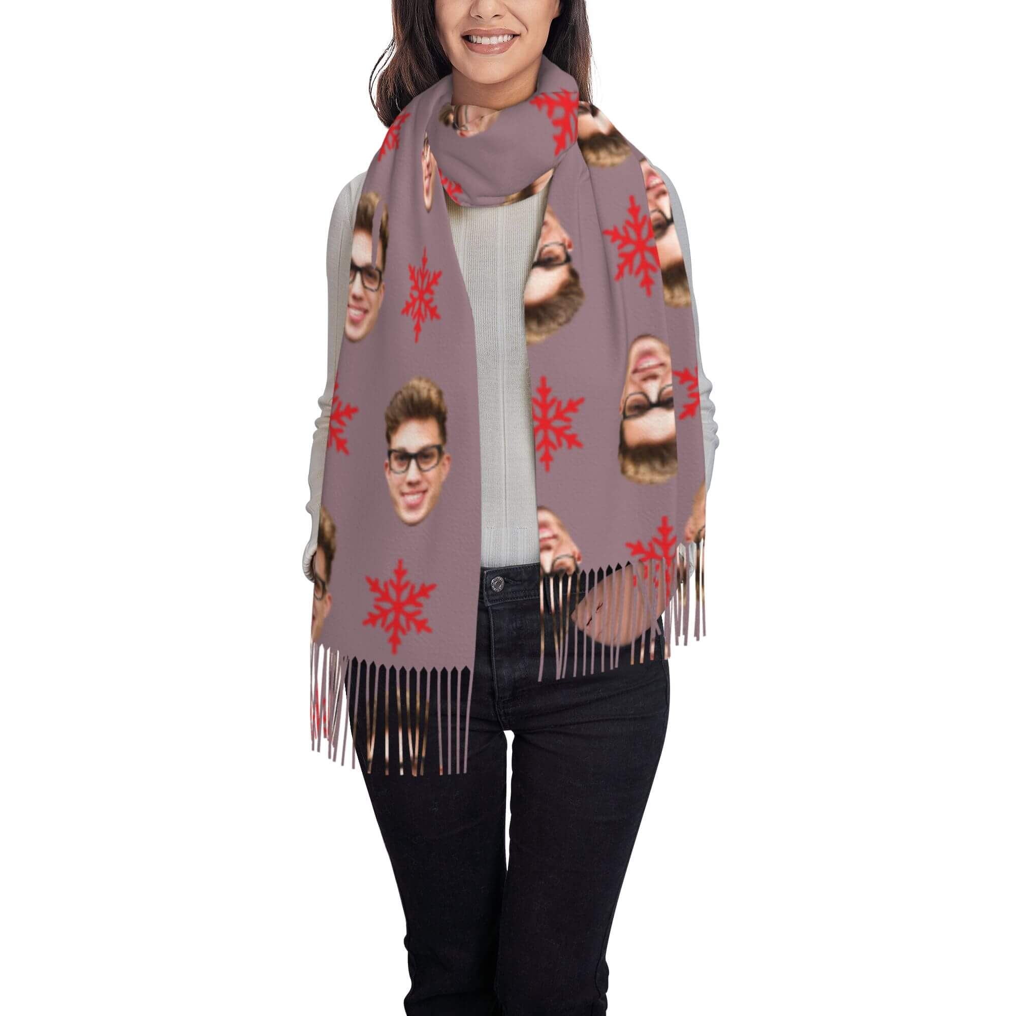 custom photo scarf