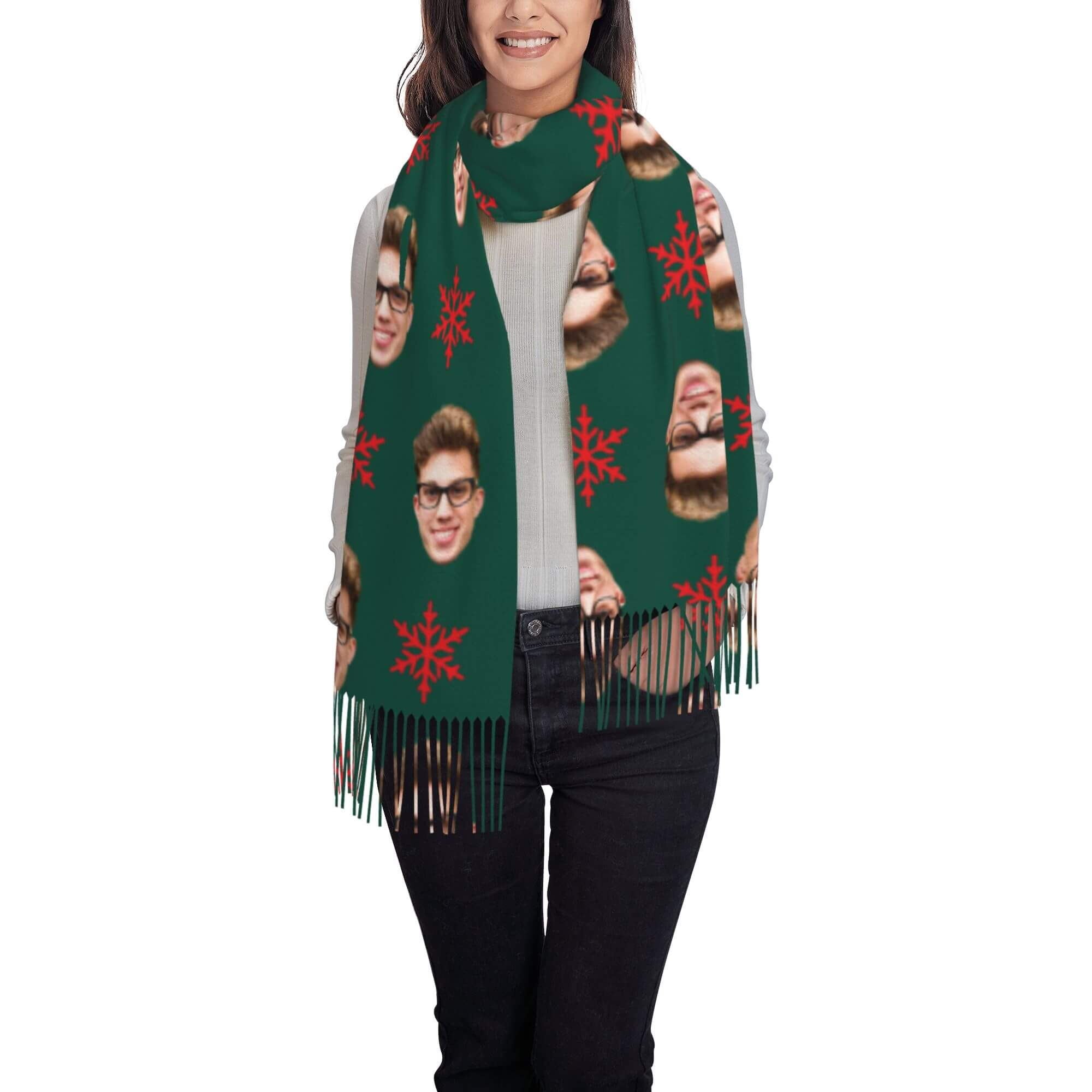 custom photo scarf