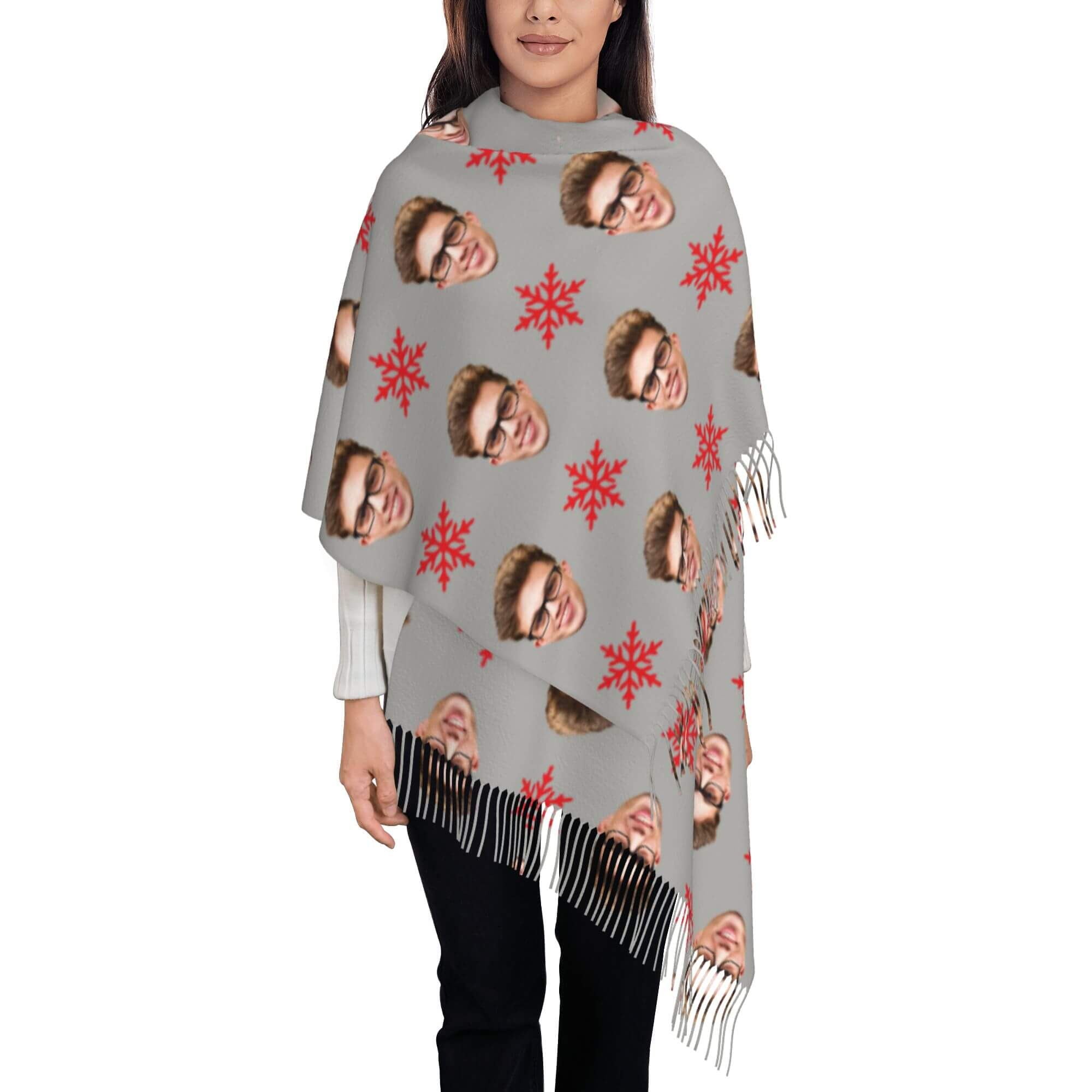 custom photo scarf