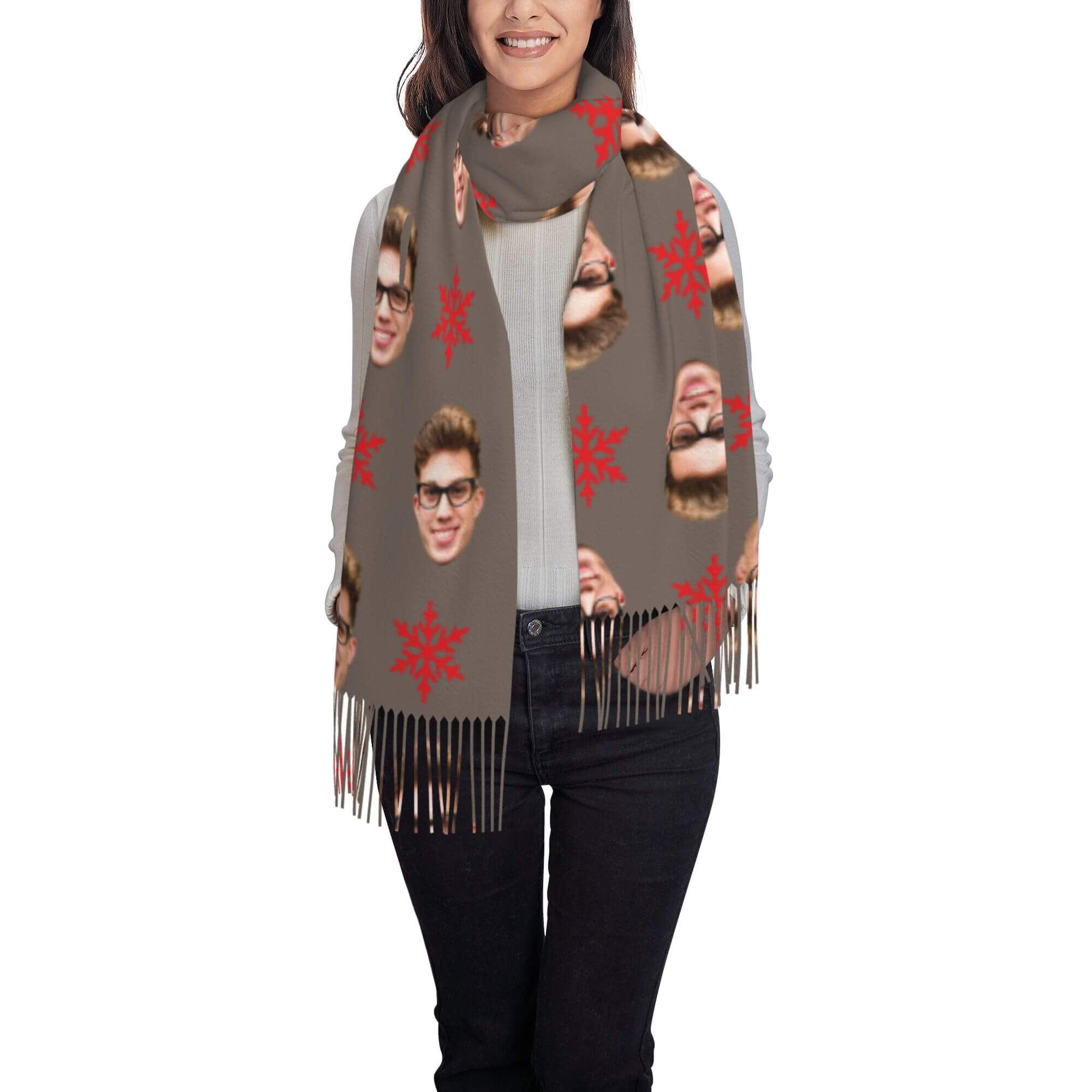 custom photo scarf