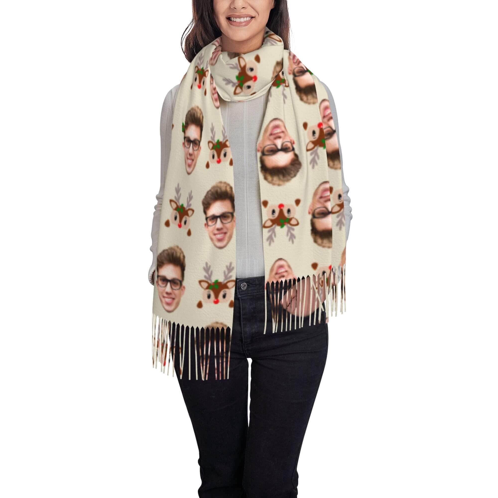 custom photo scarf