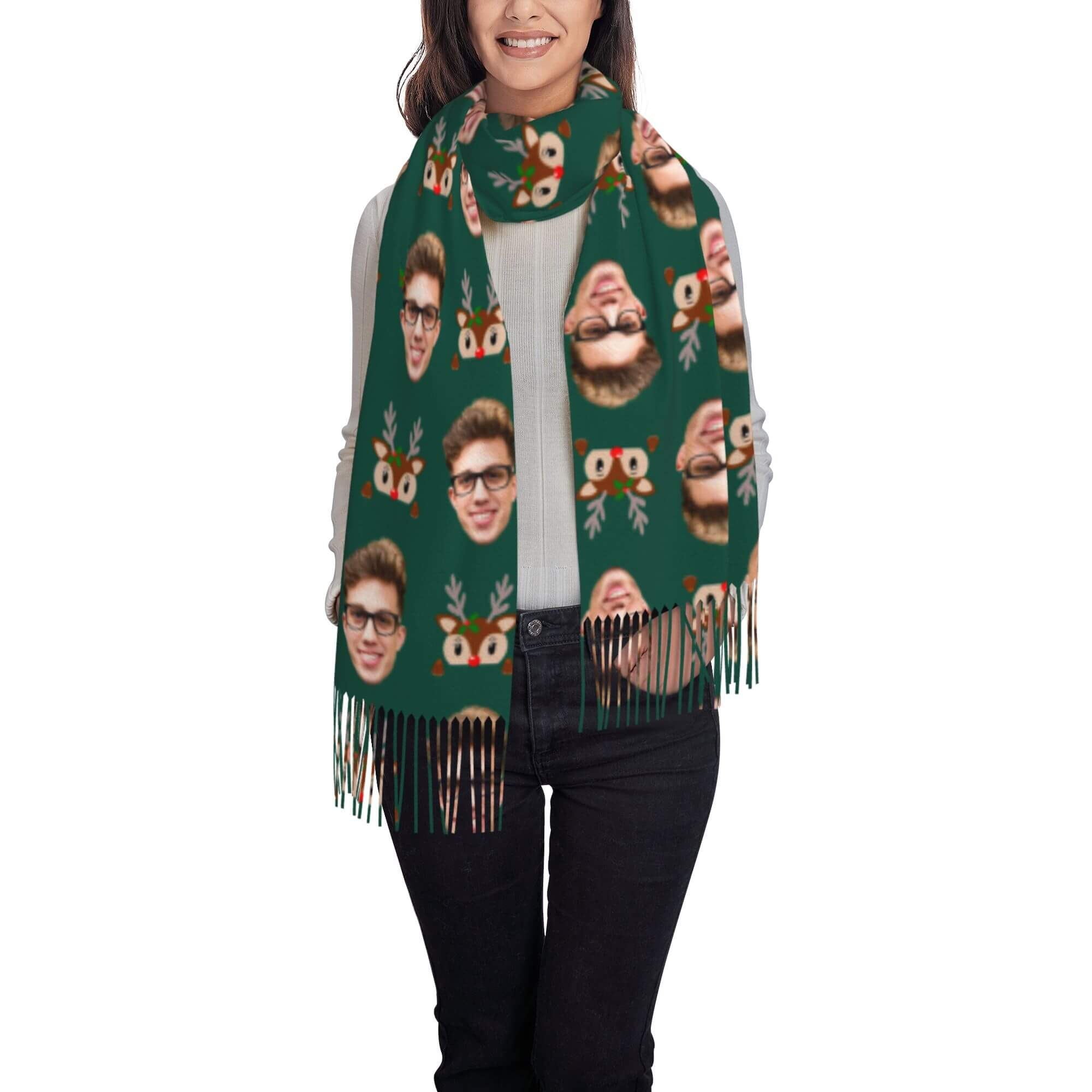 custom photo scarf
