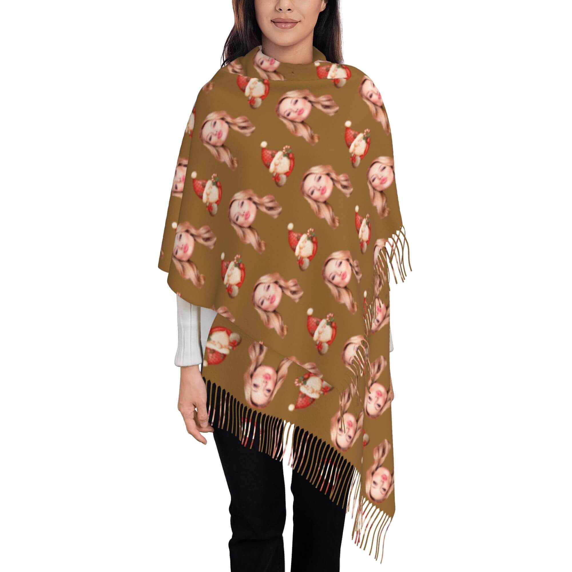 custom photo scarf