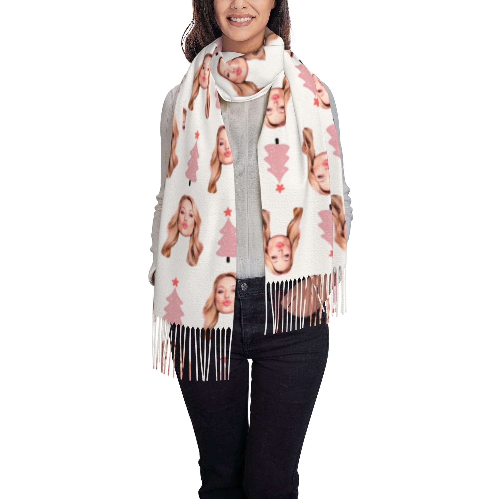 custom photo scarf