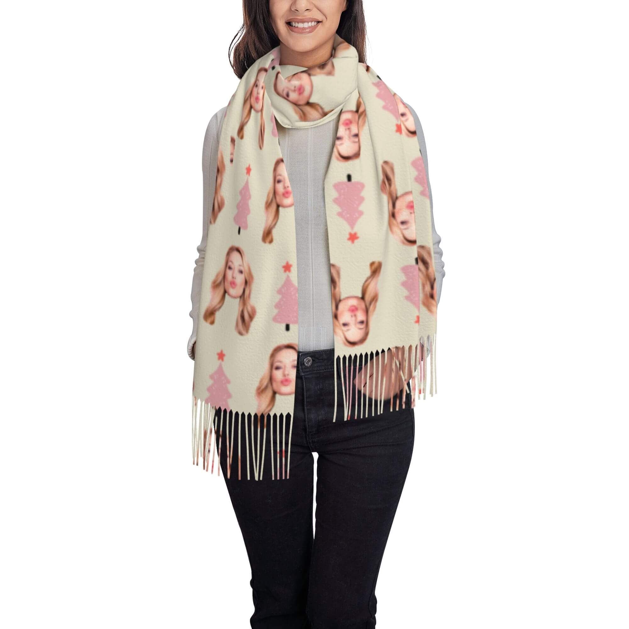 custom photo scarf