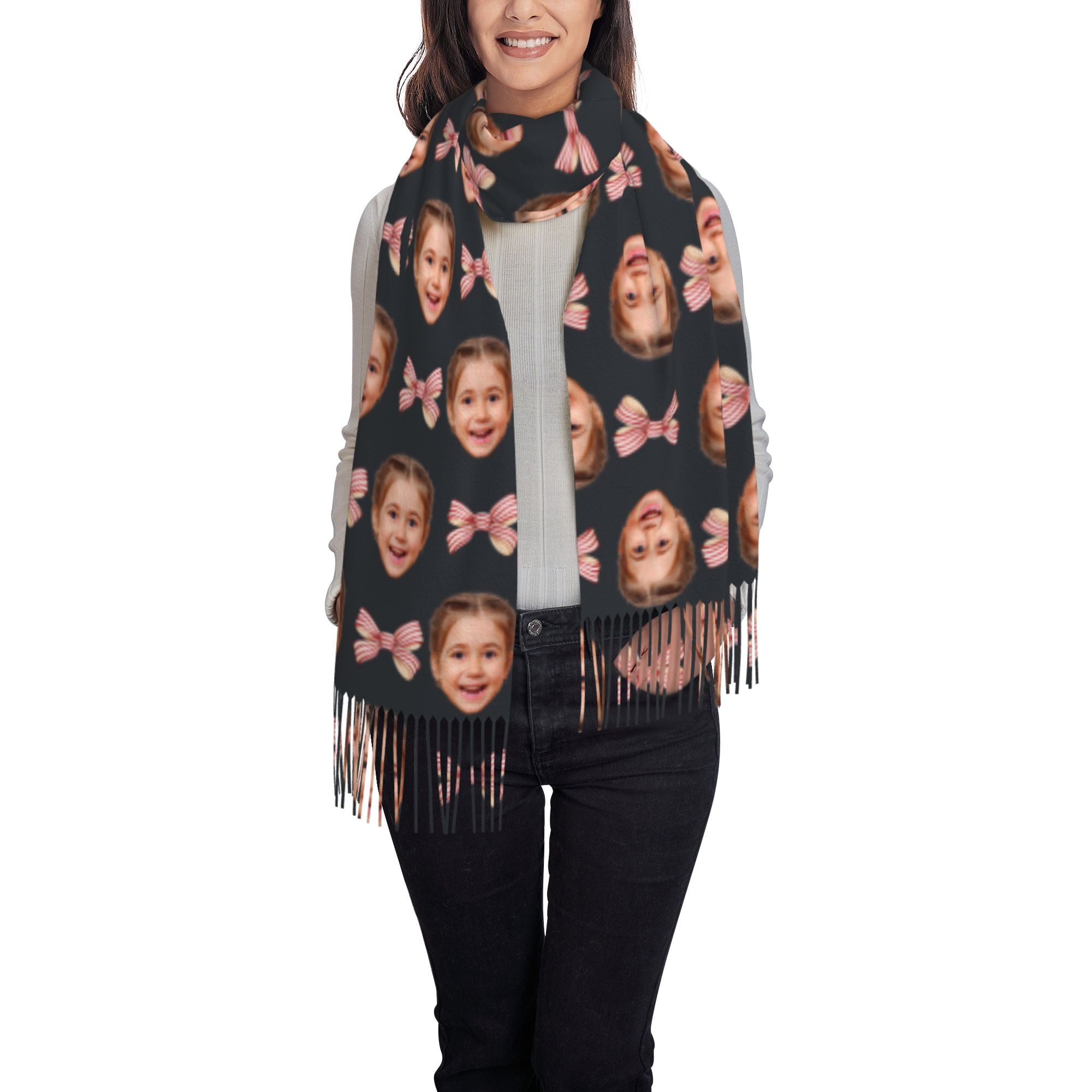 custom photo scarf