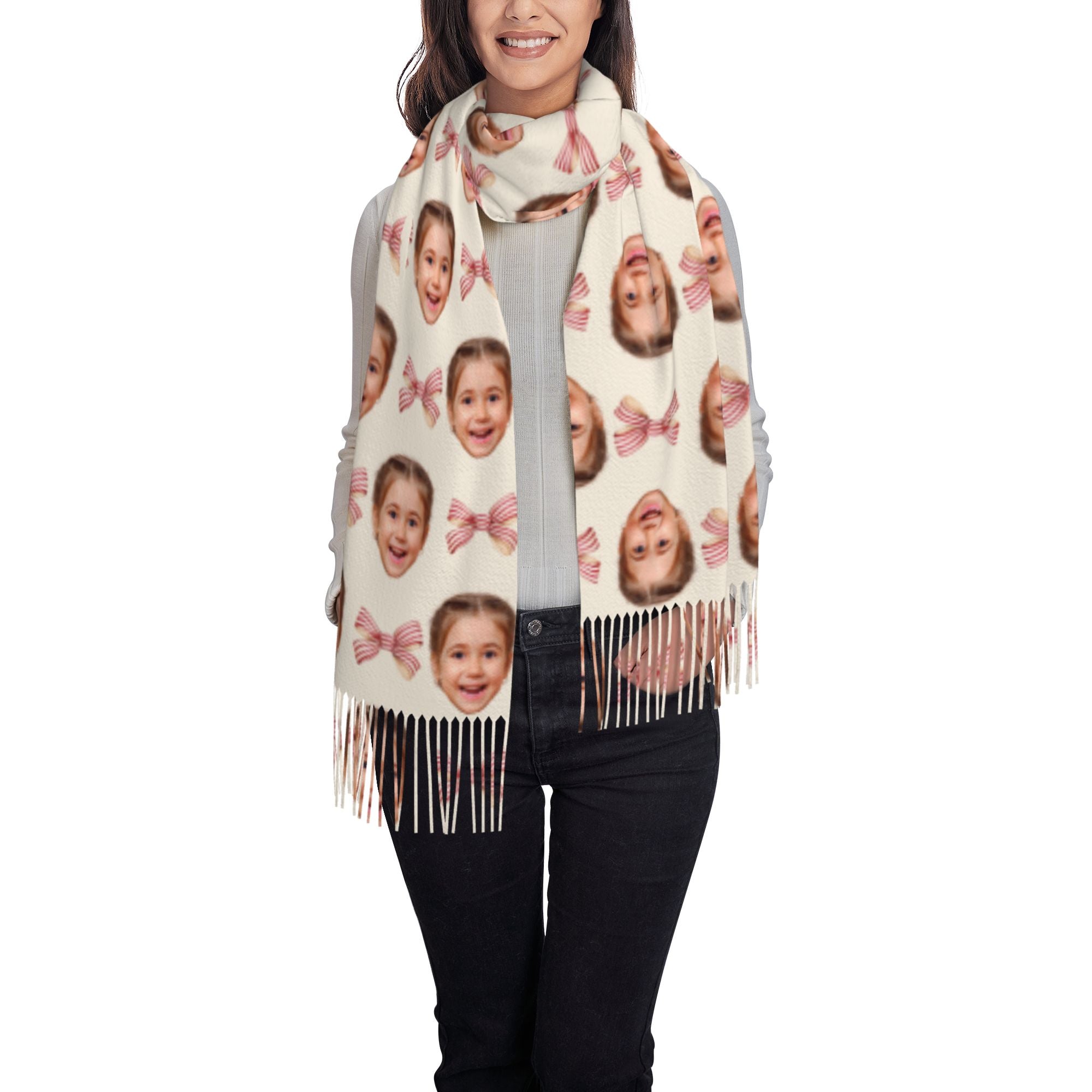 custom photo scarf