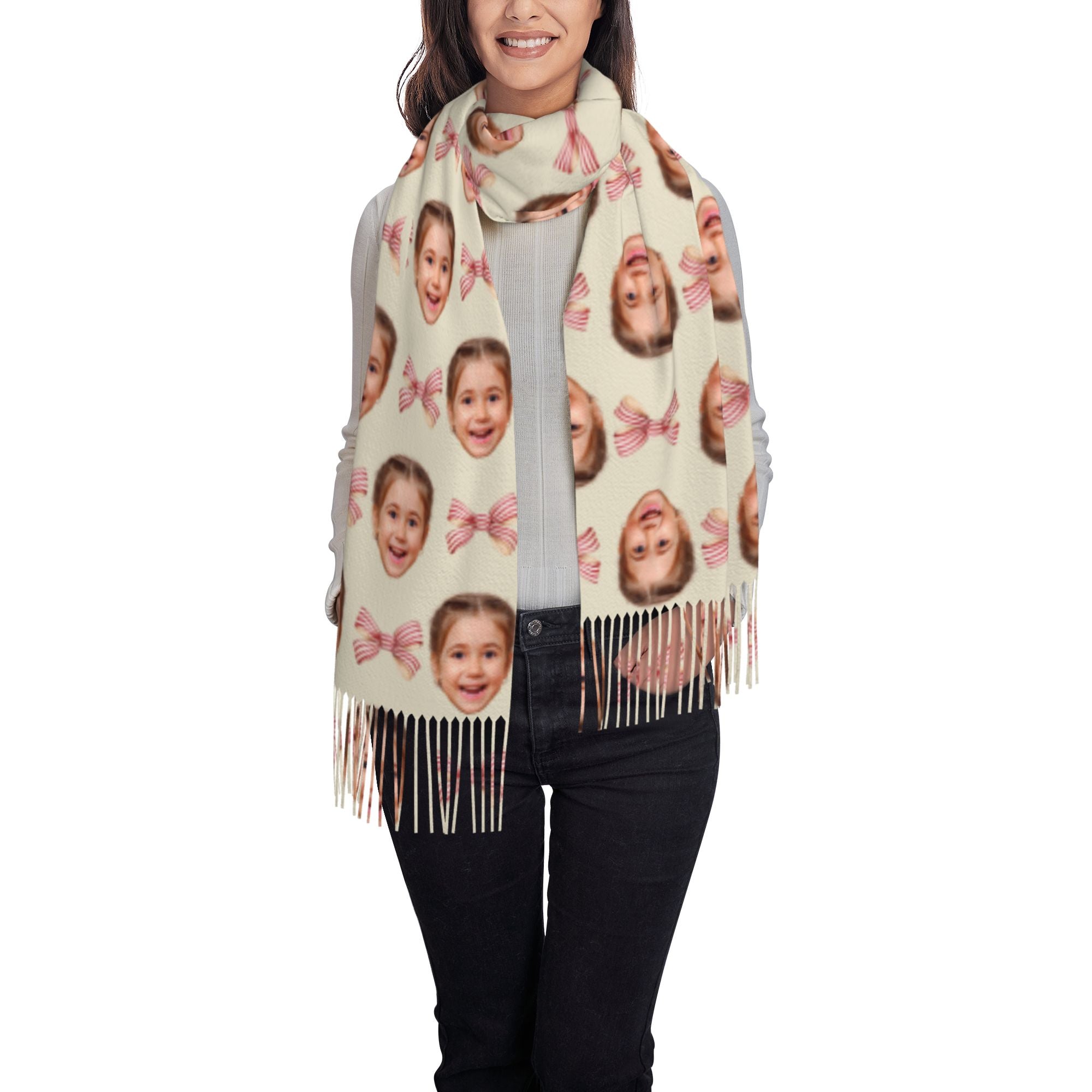 custom photo scarf