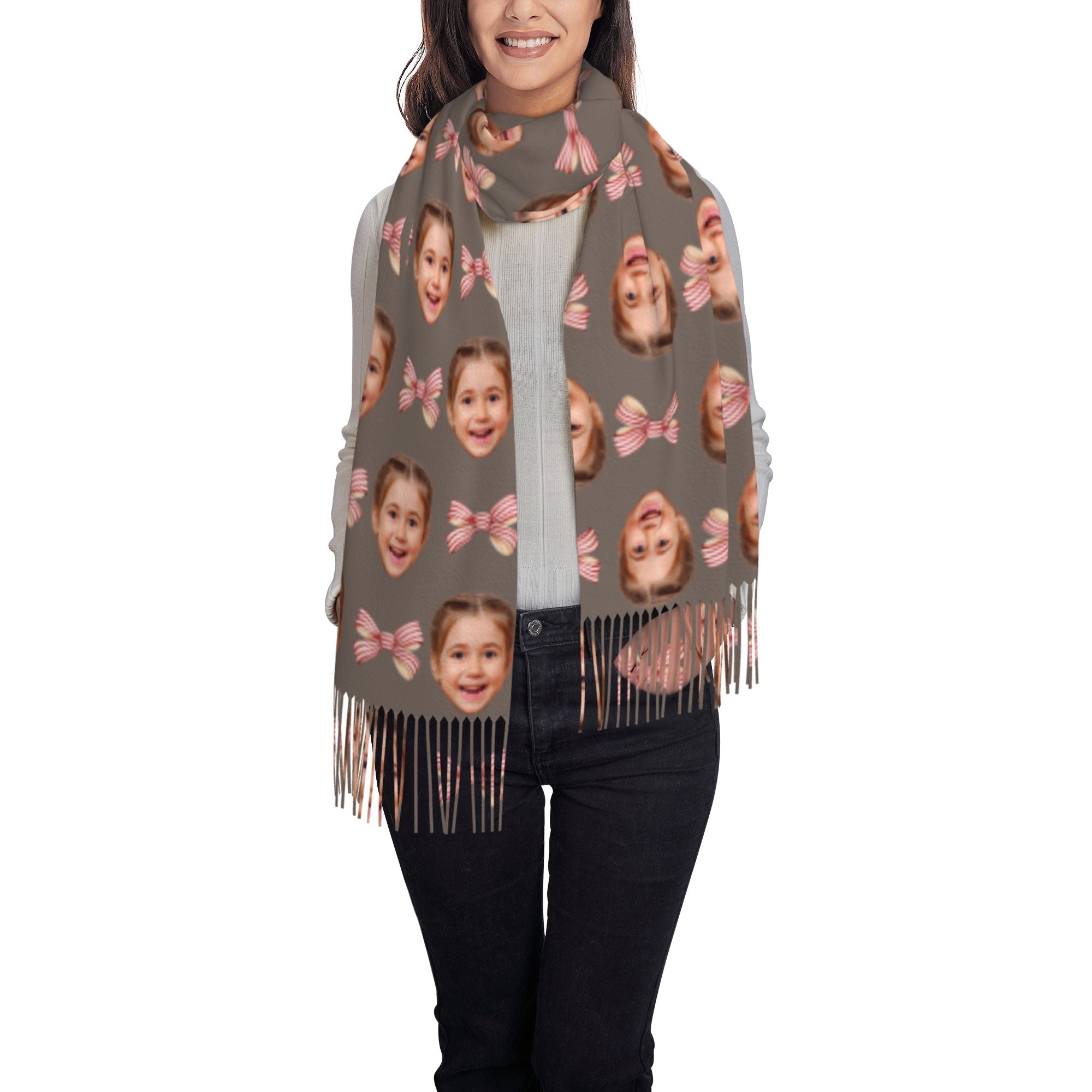 custom photo scarf