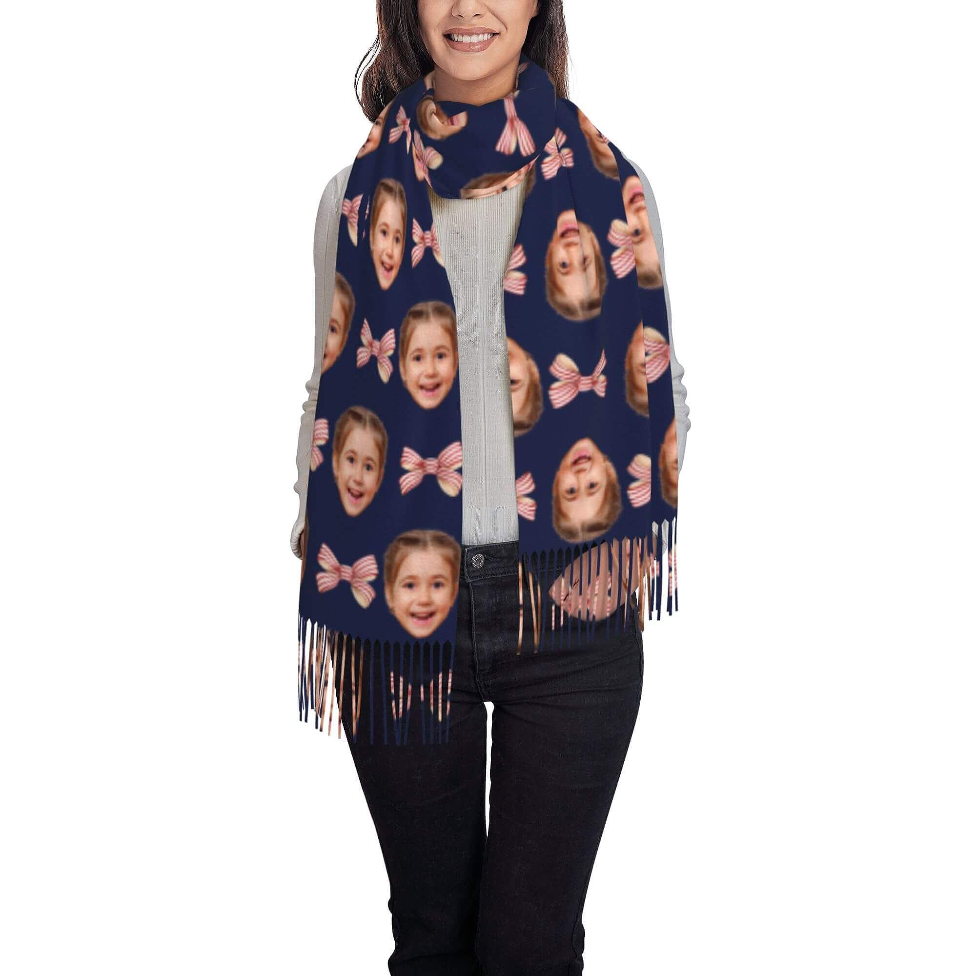 custom photo scarf