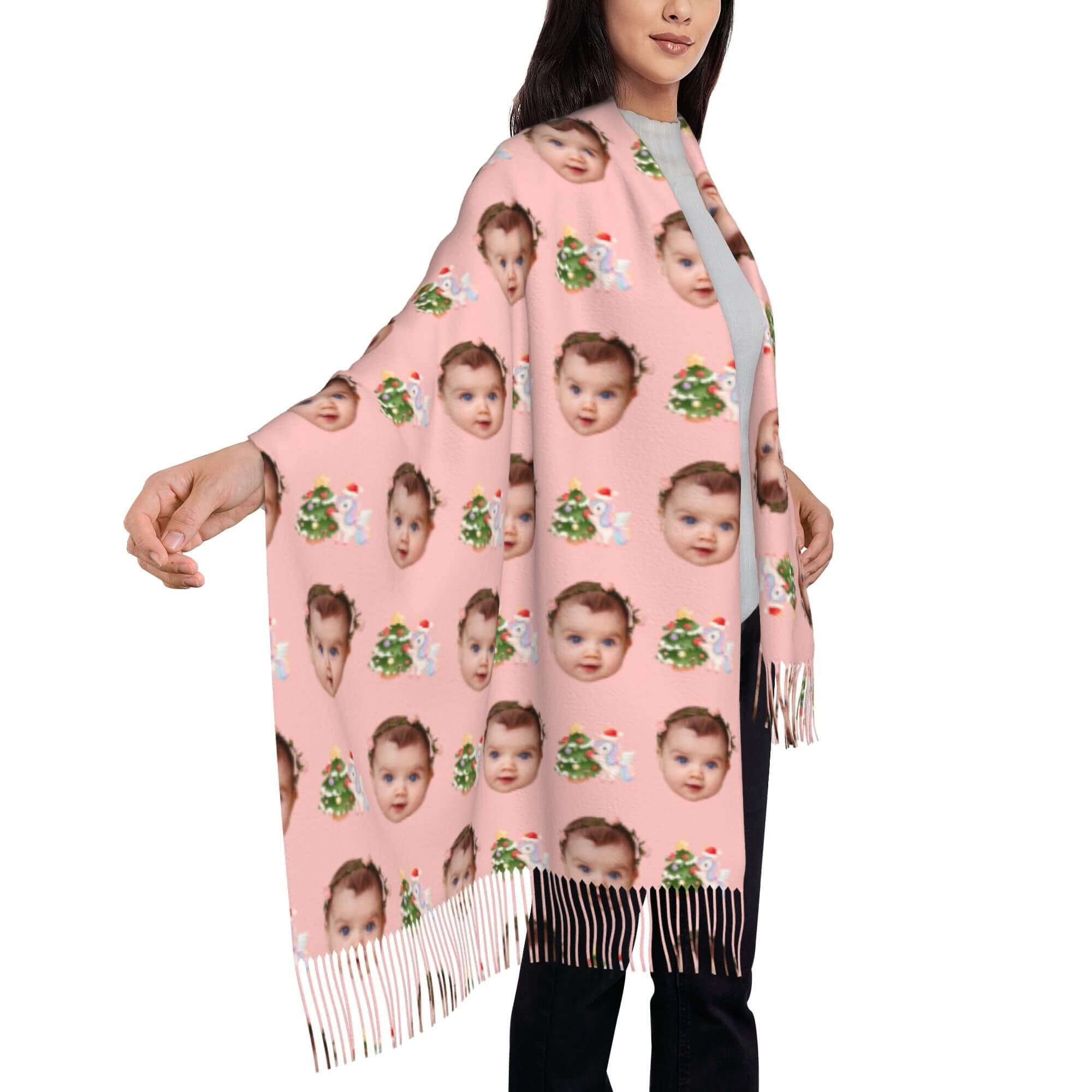 custom photo scarf