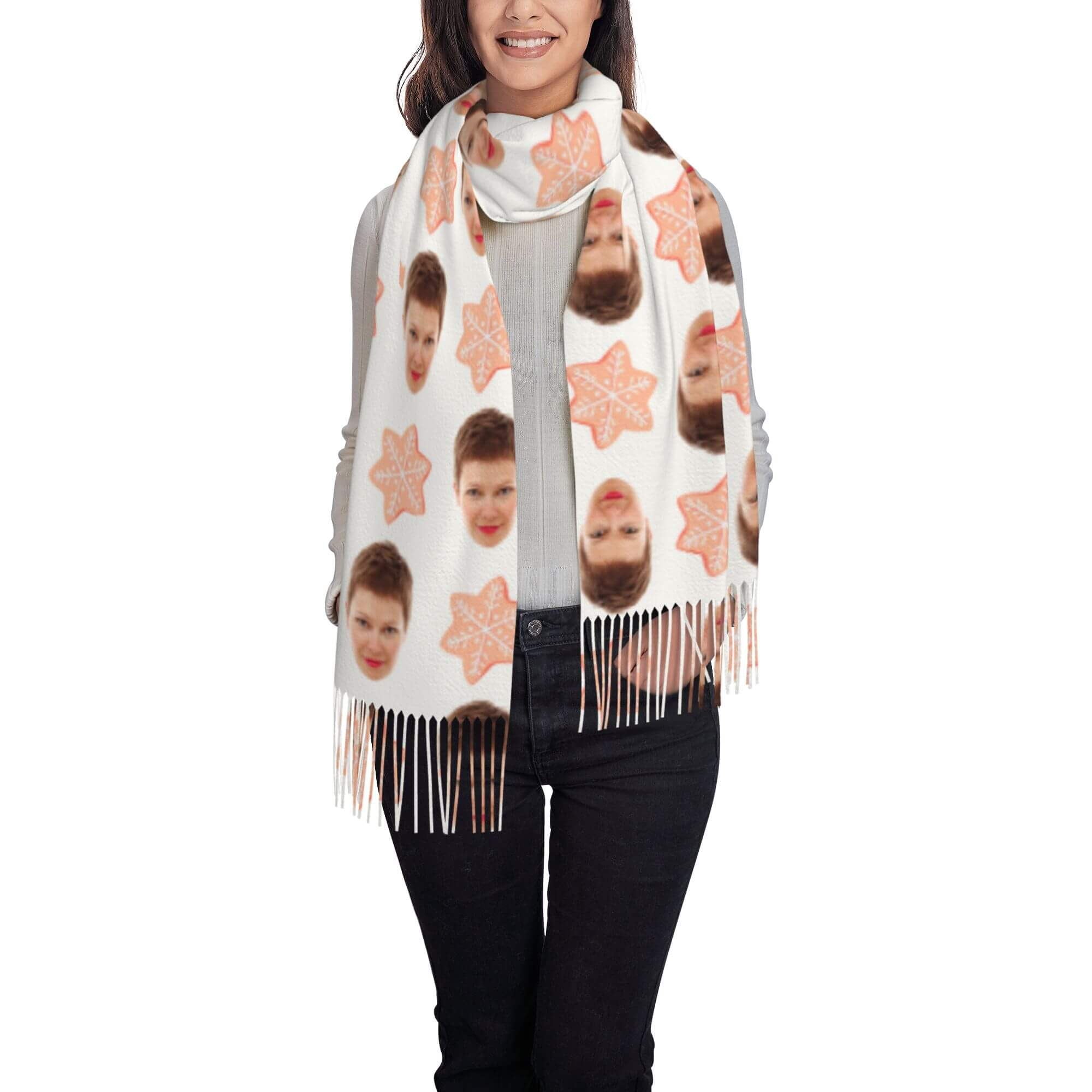 custom photo scarf