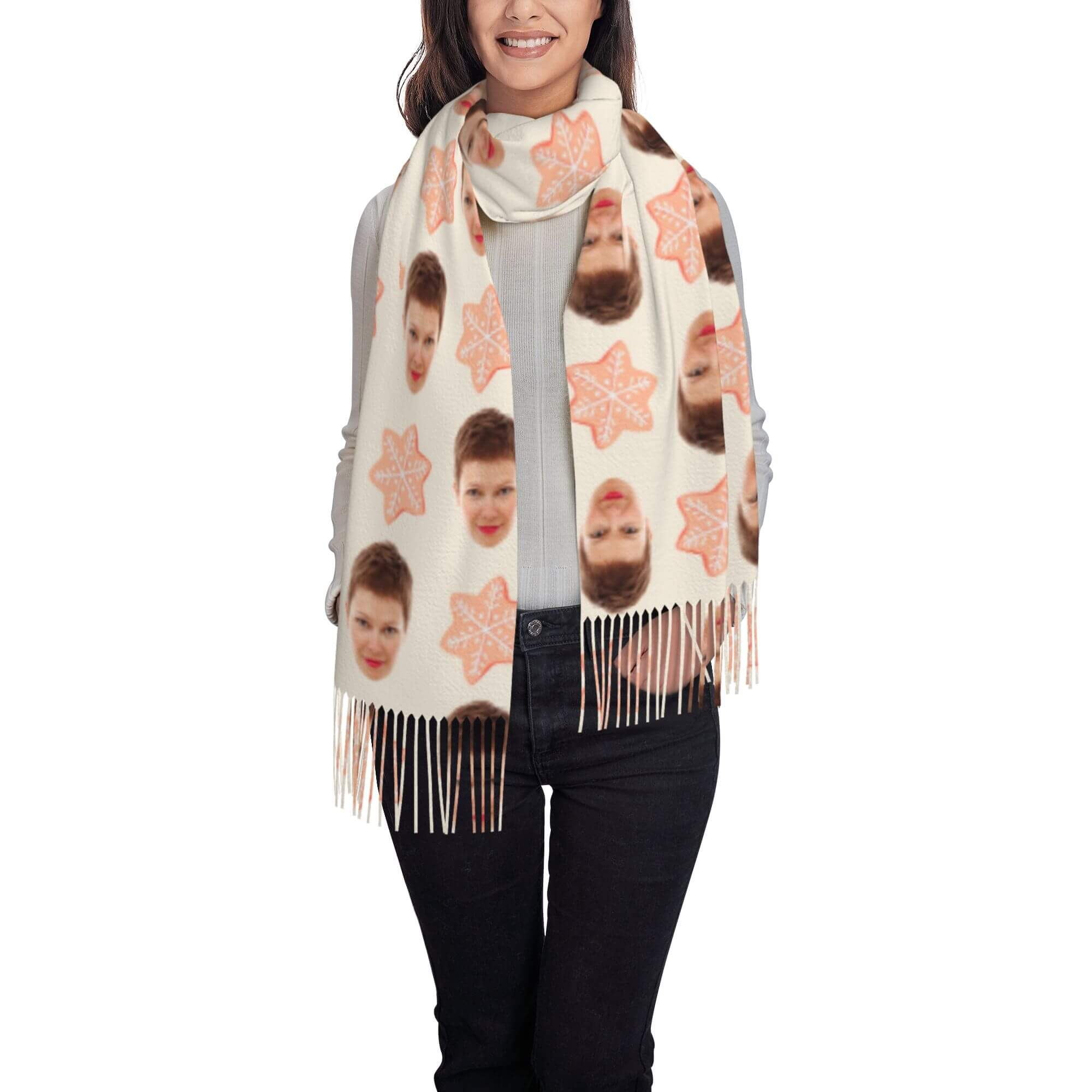 custom photo scarf