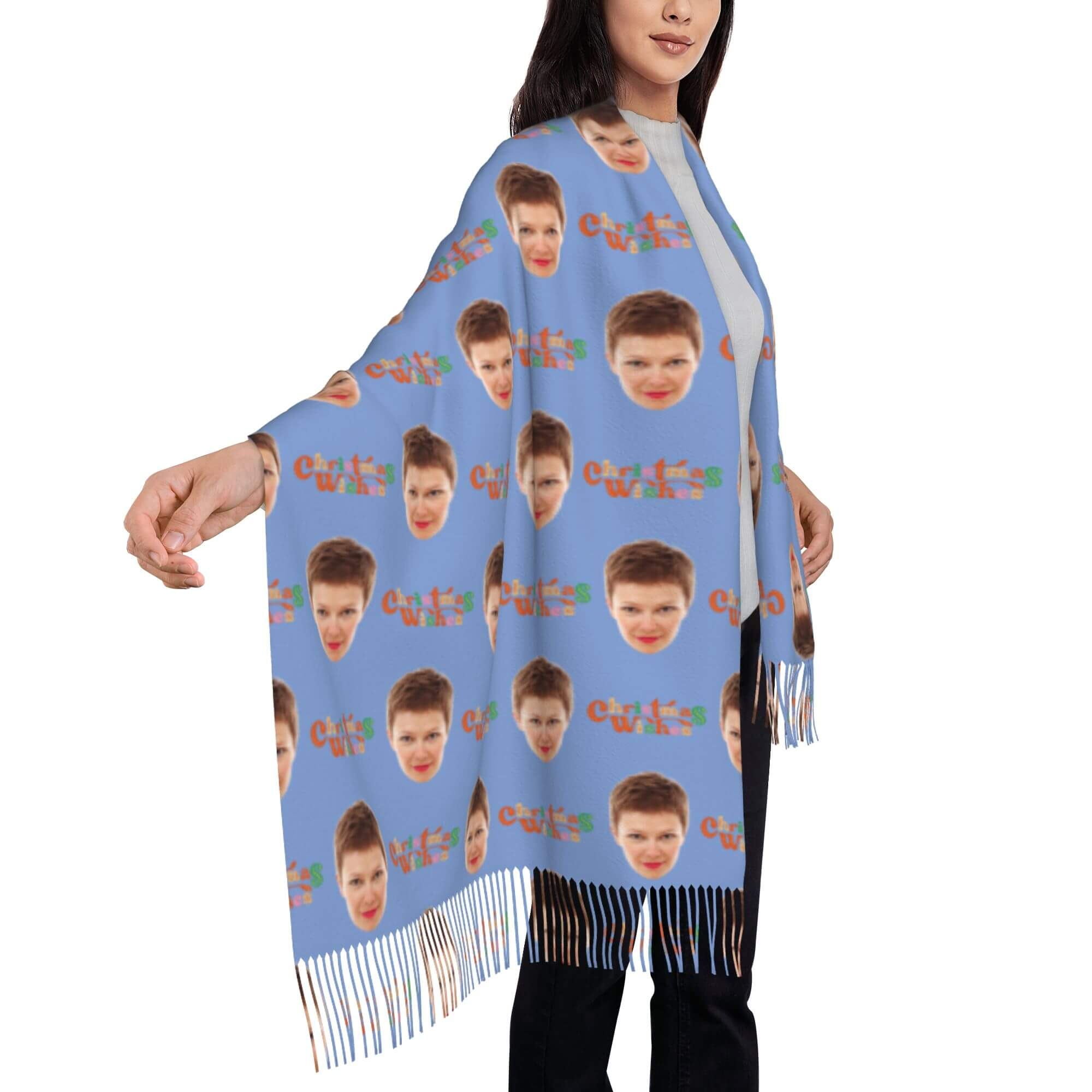 custom photo scarf