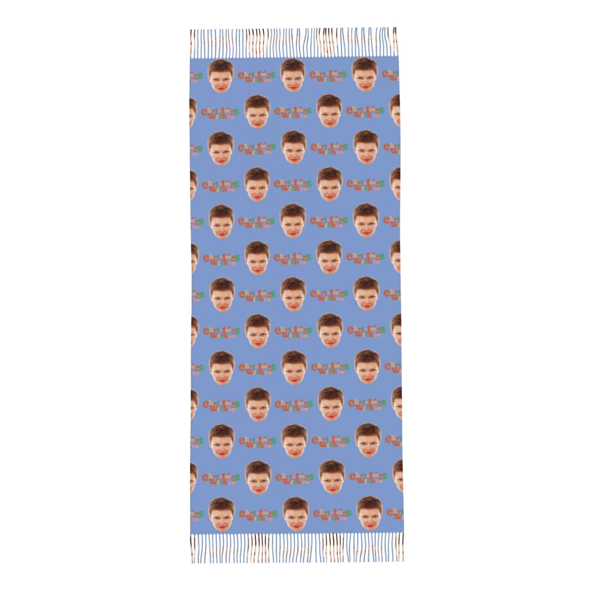 custom photo scarf