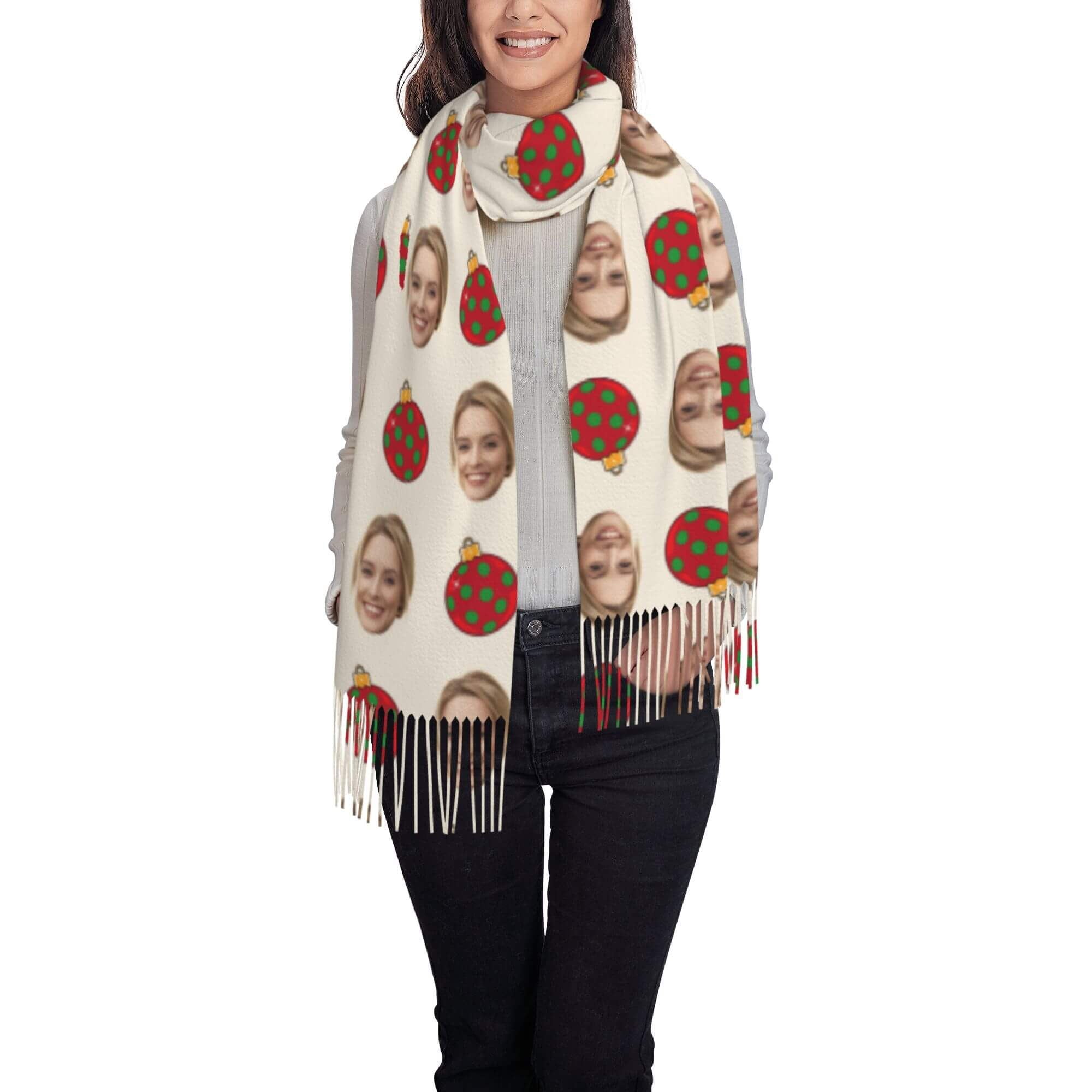 custom photo scarf