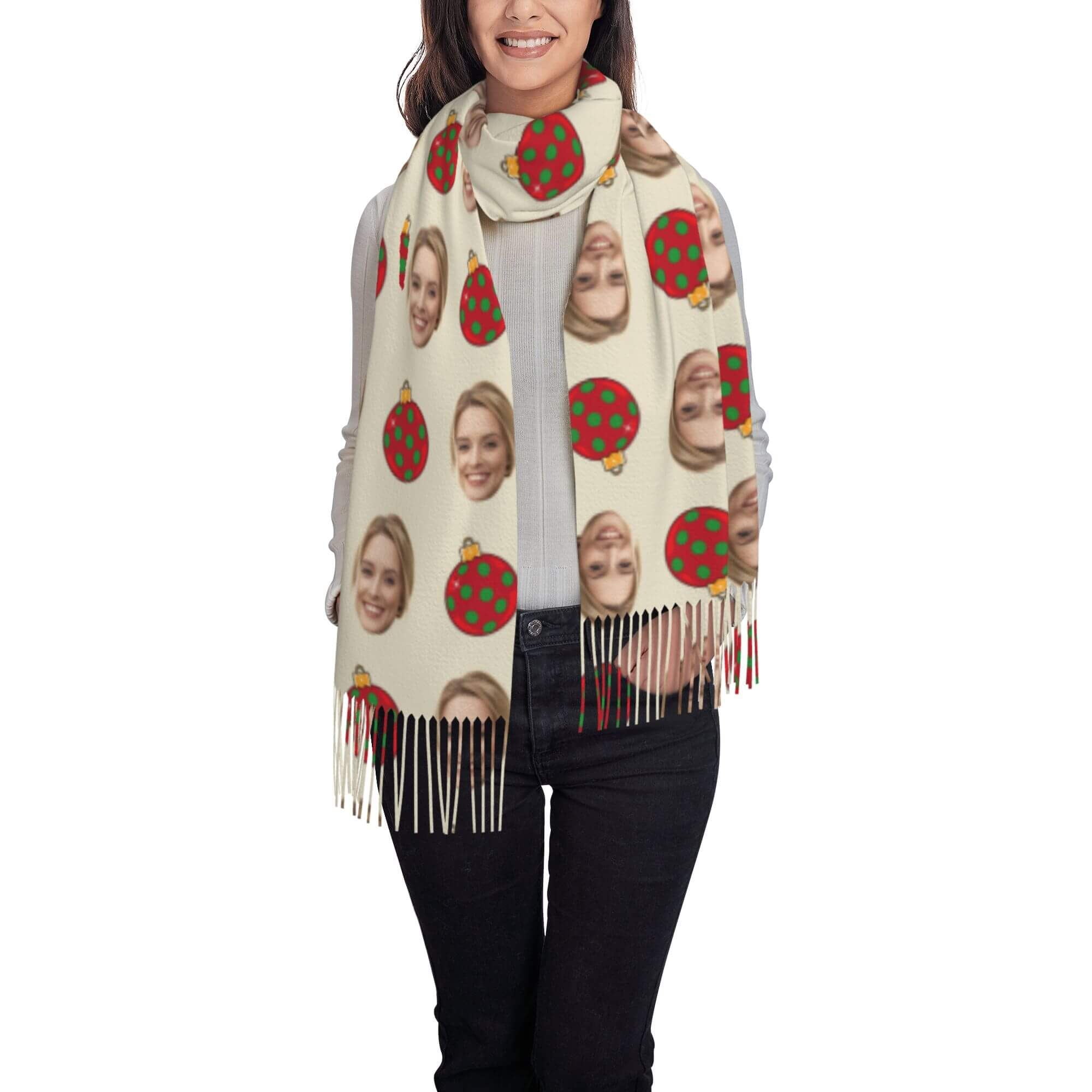 custom photo scarf