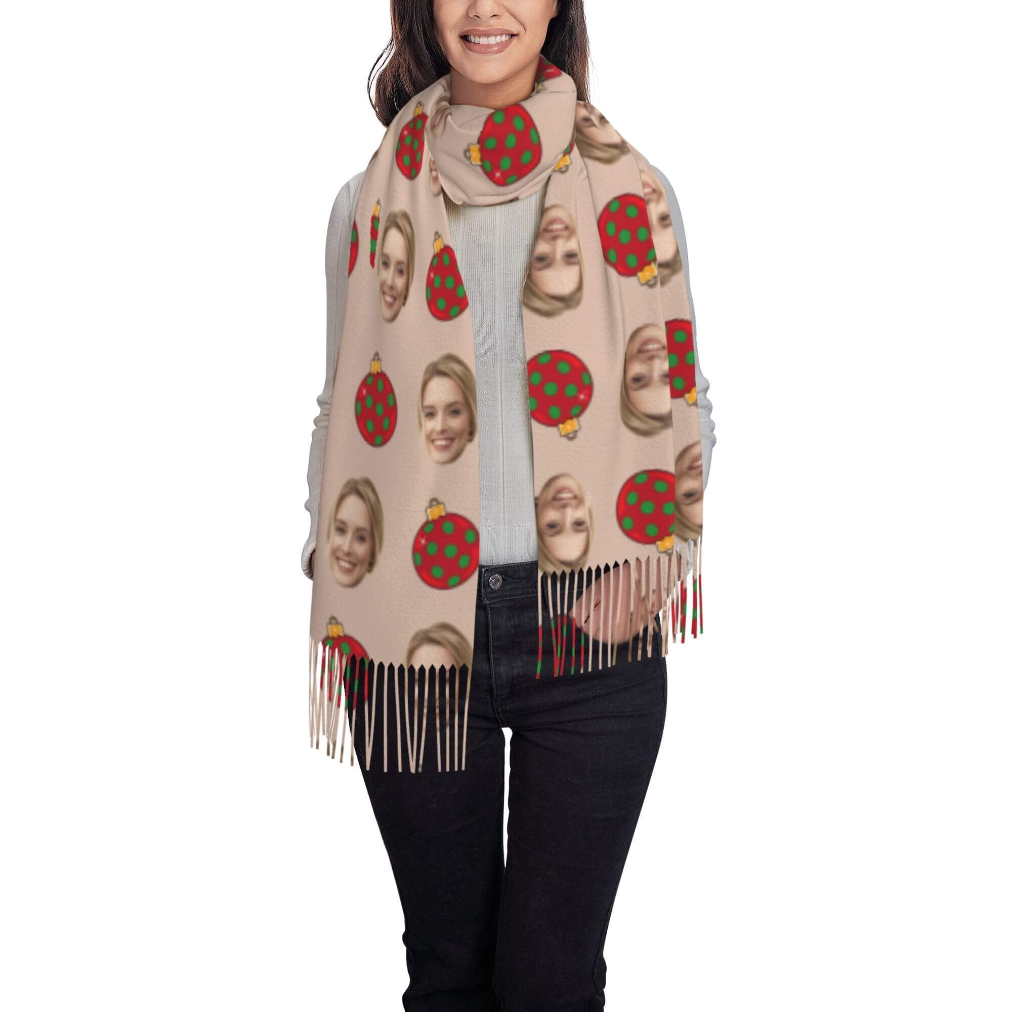 custom photo scarf