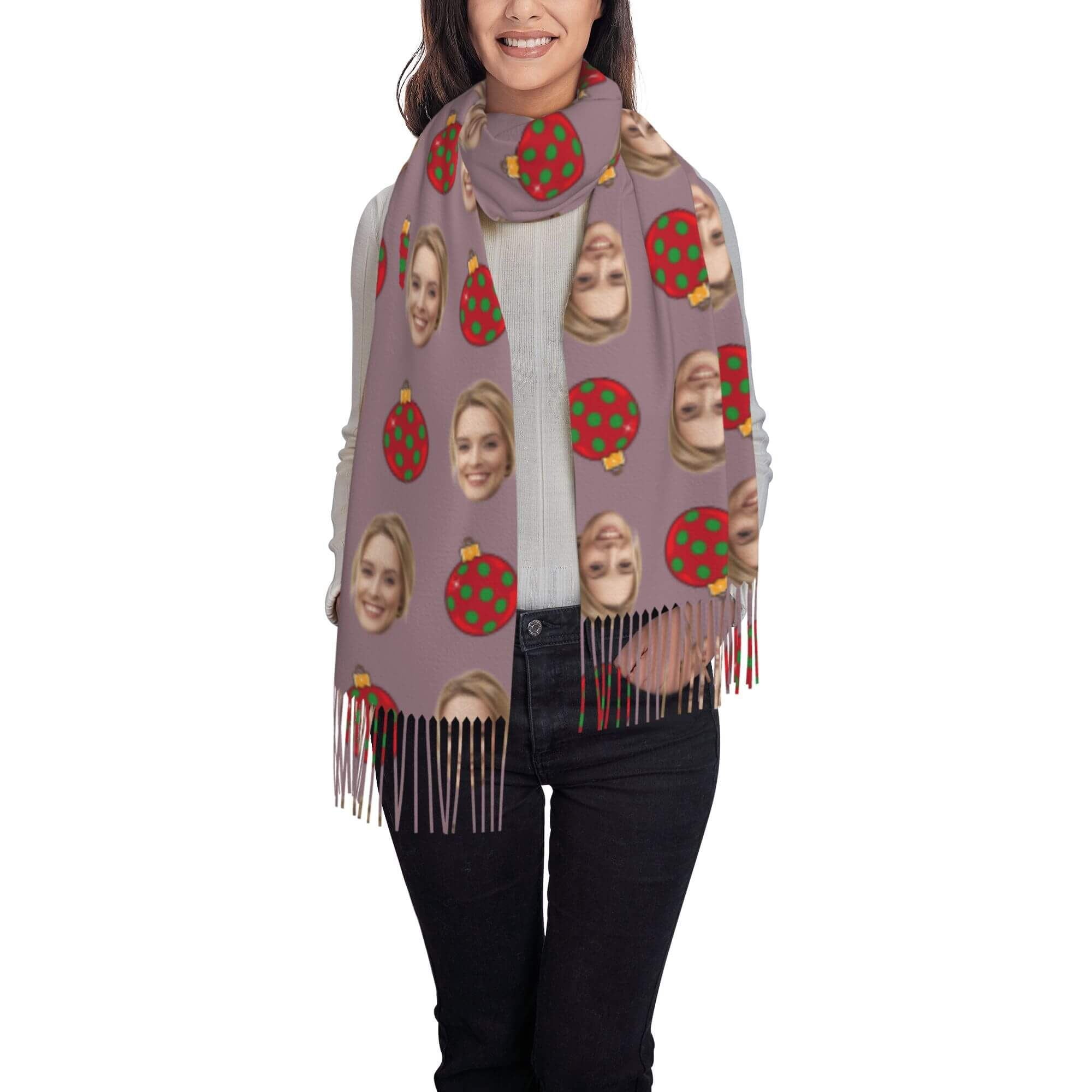 custom photo scarf