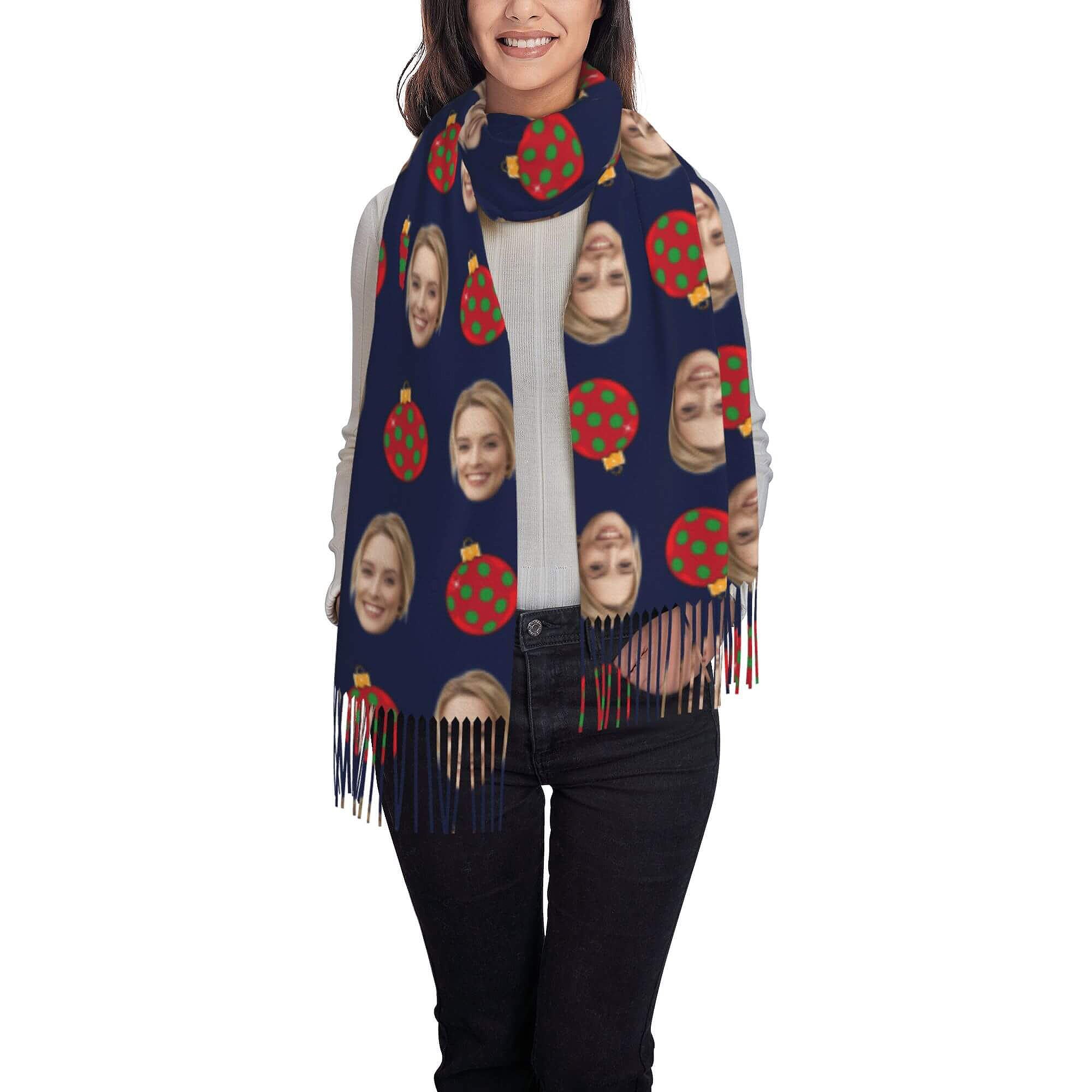 custom photo scarf