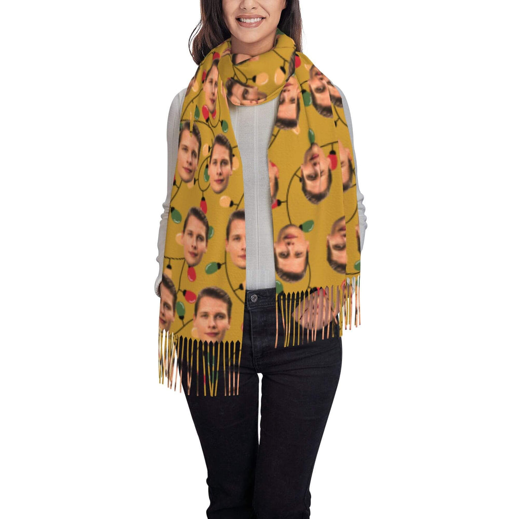custom photo scarf