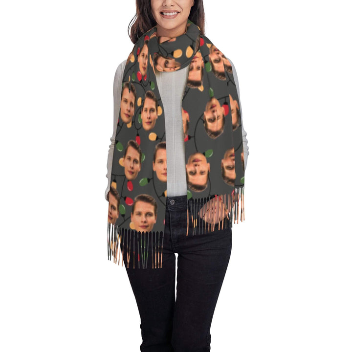 custom photo scarf