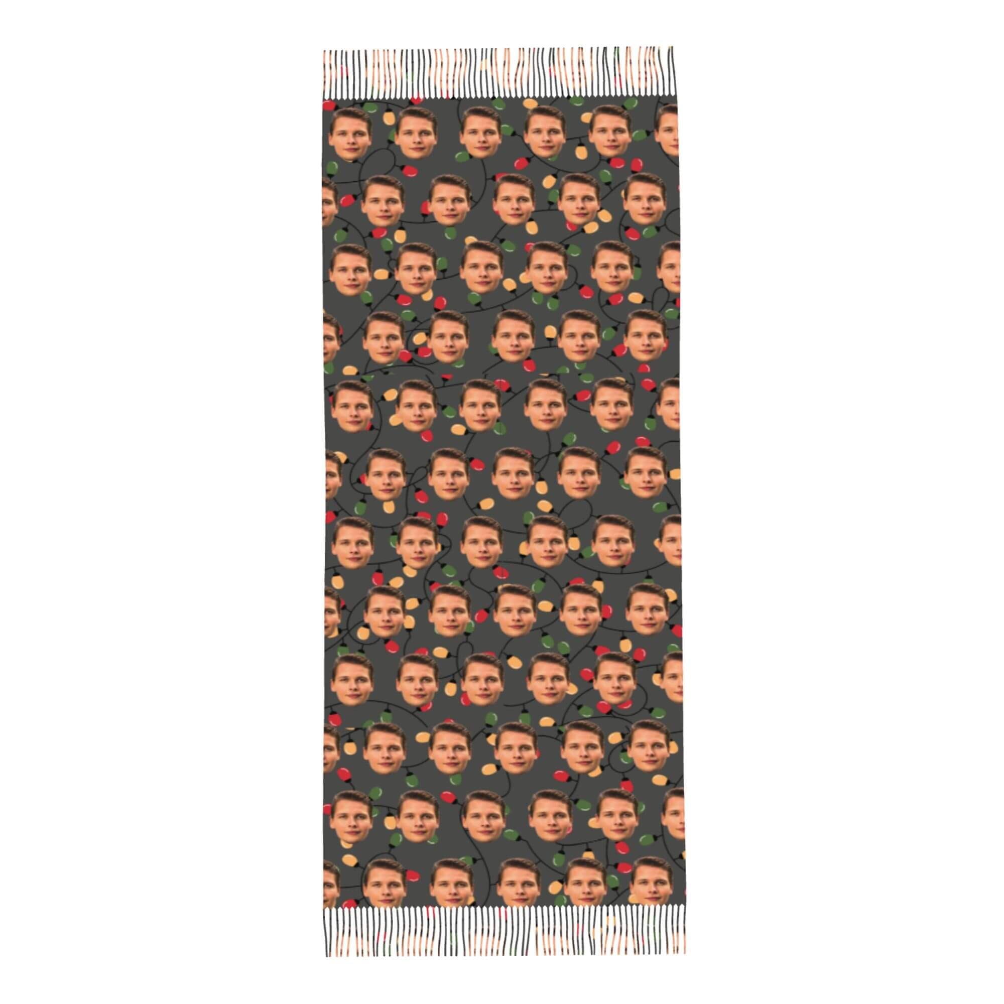 custom photo scarf