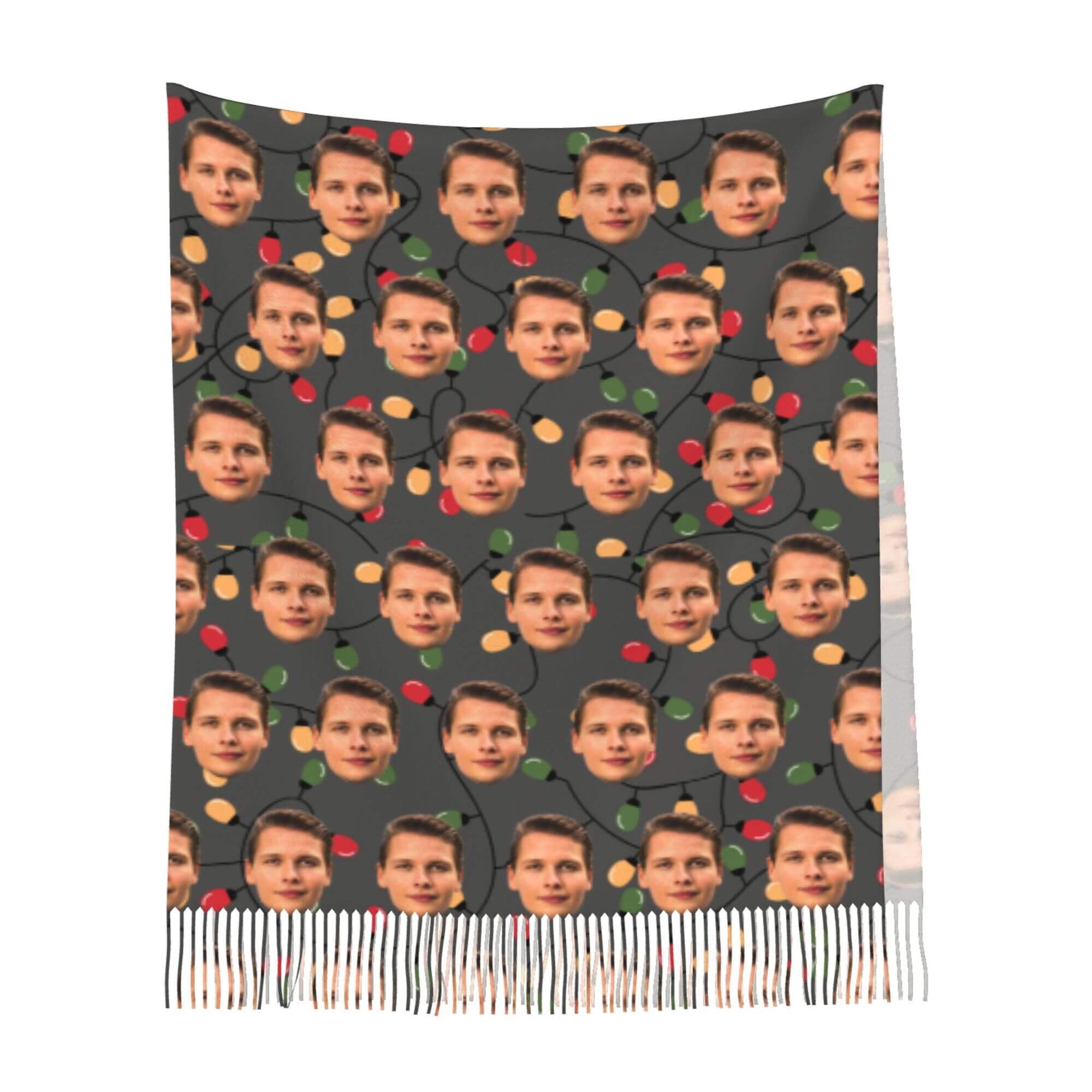 custom photo scarf