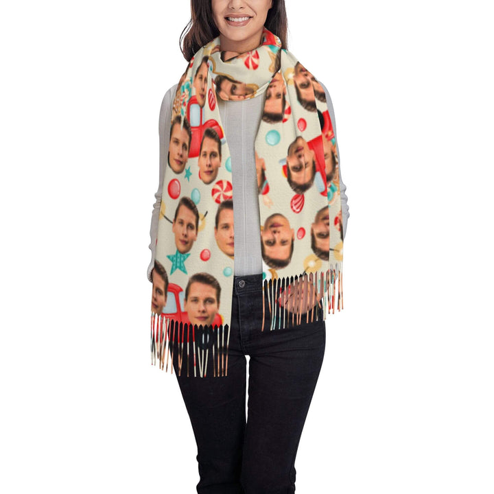 custom photo scarf