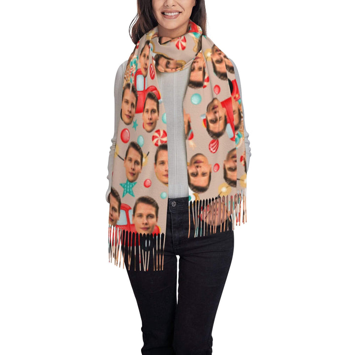 custom photo scarf