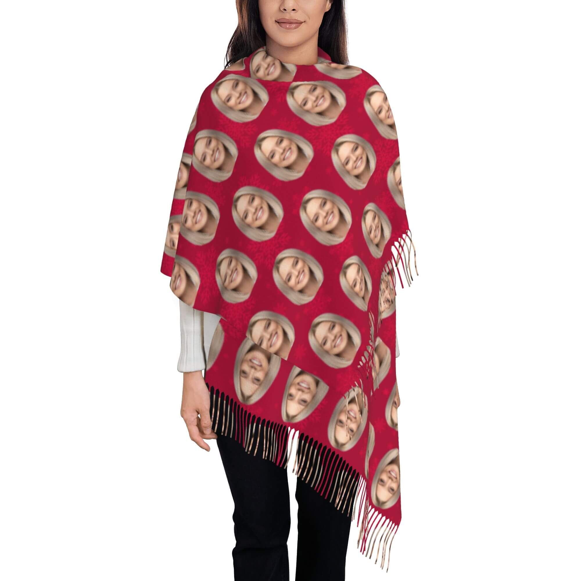 custom photo scarf