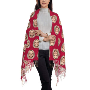 custom photo scarf