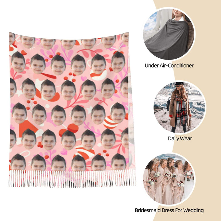 custom photo scarf