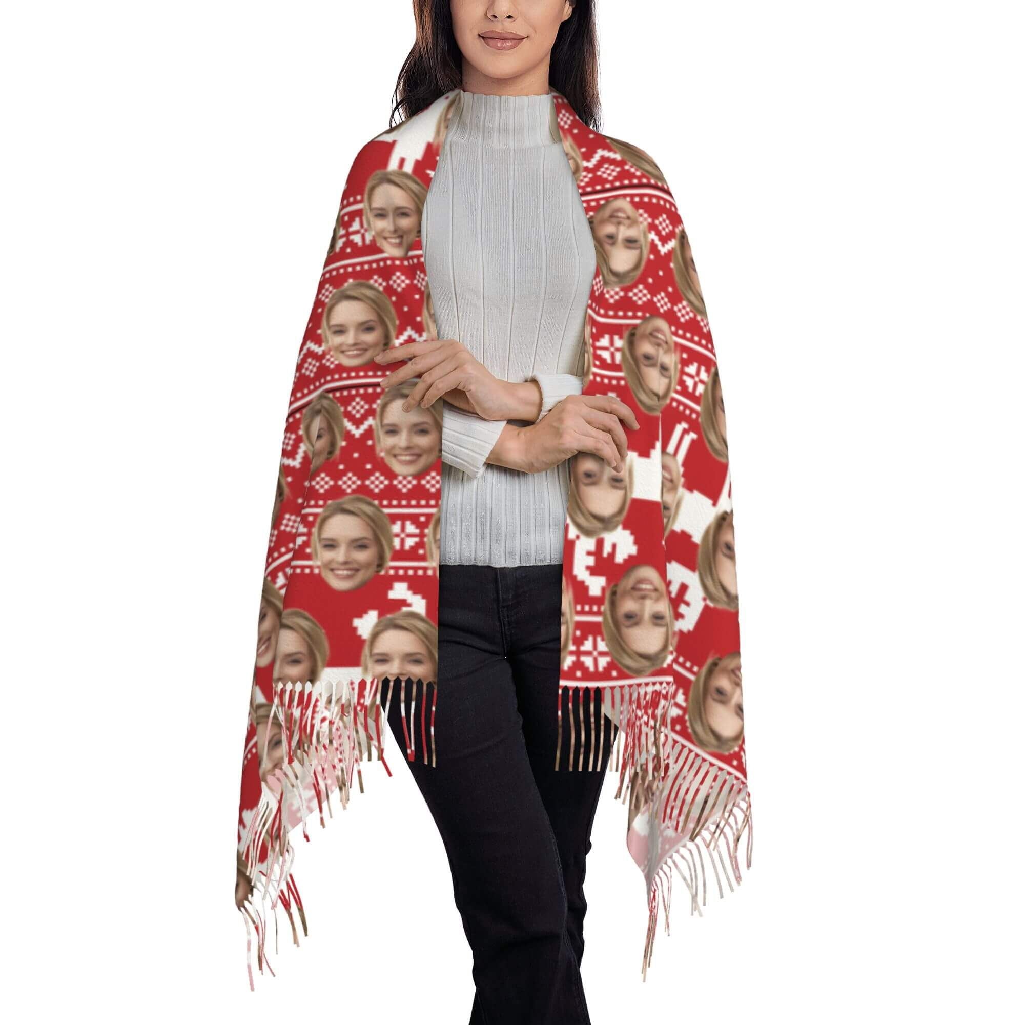 custom photo scarf