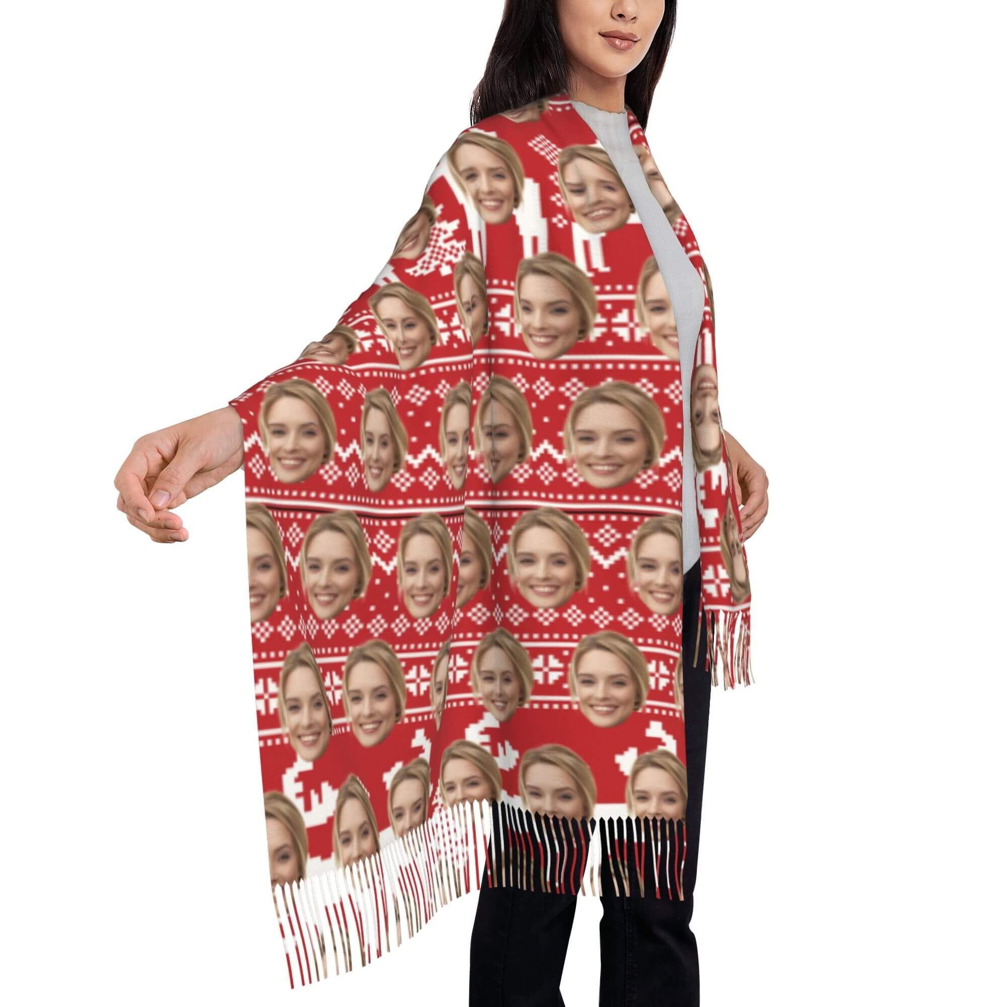 custom photo scarf