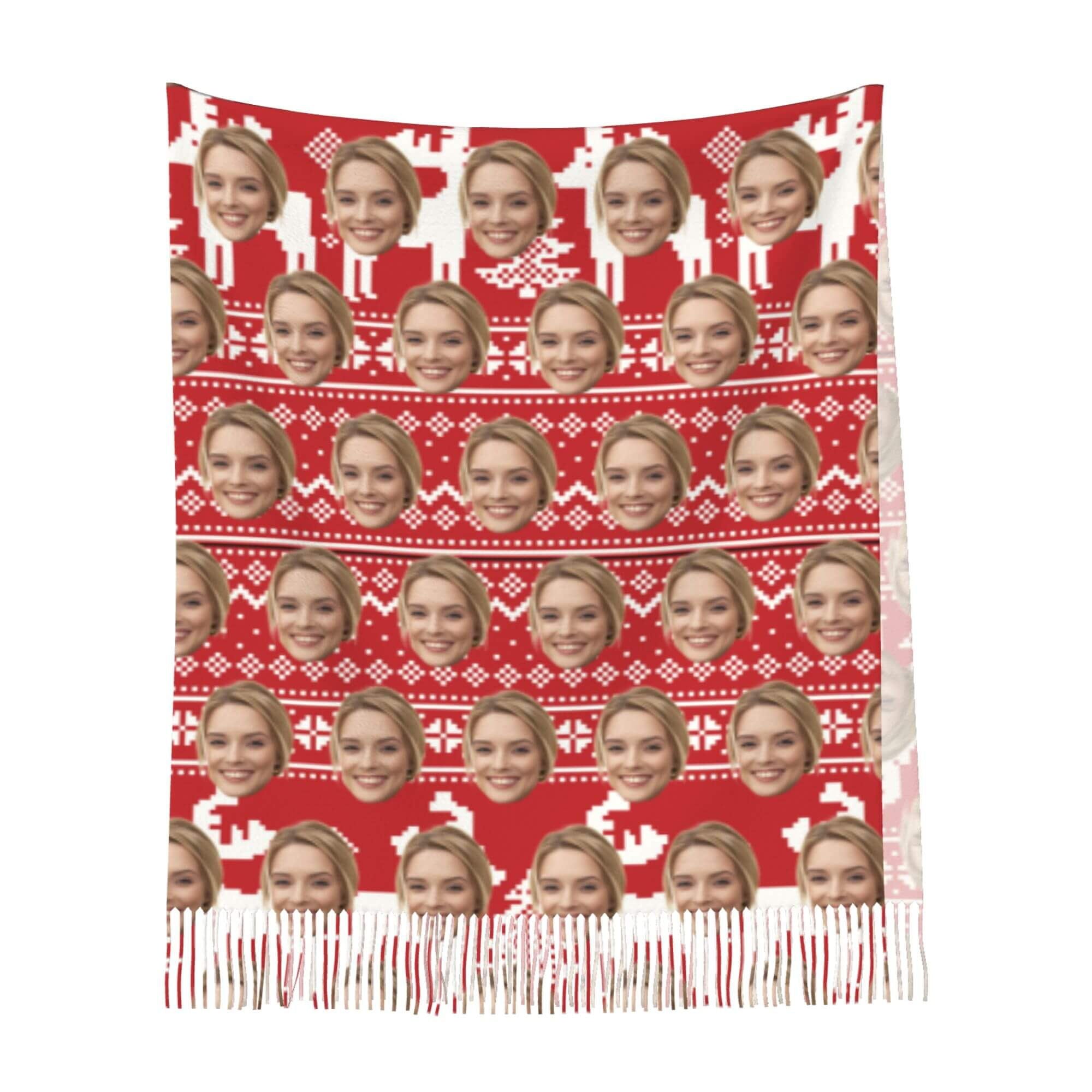 custom photo scarf