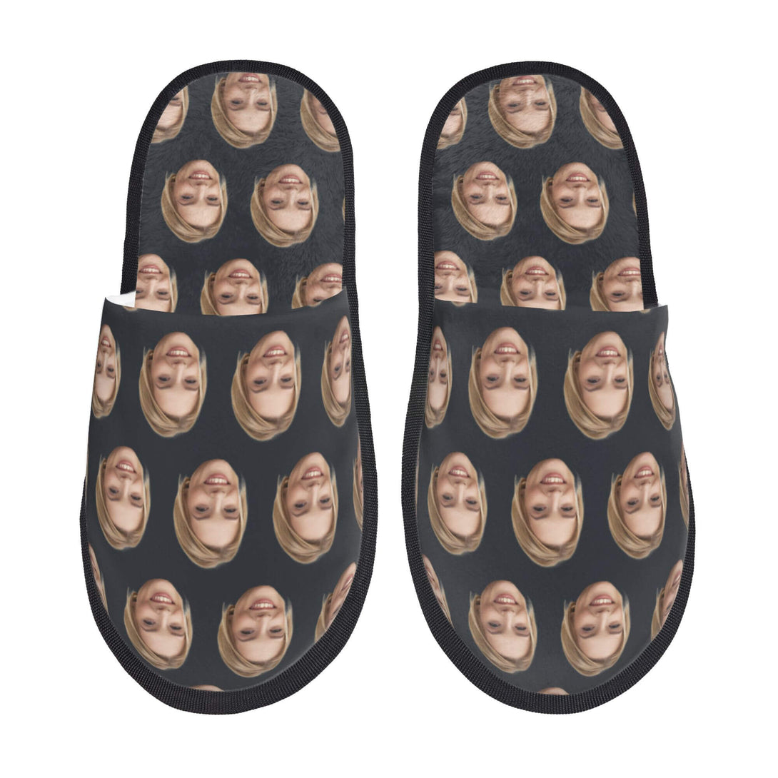 custom photo slippers