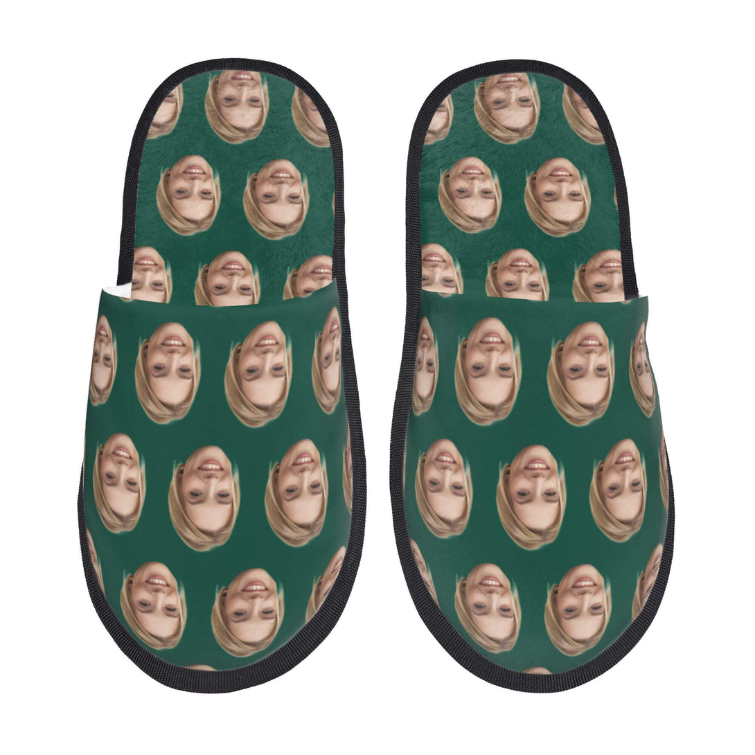 custom photo slippers