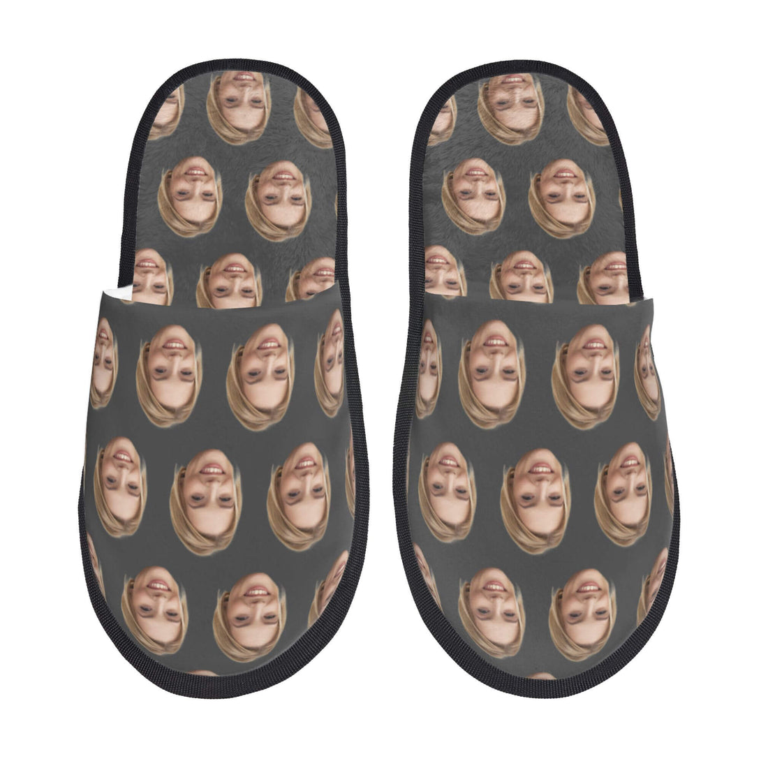 custom photo slippers