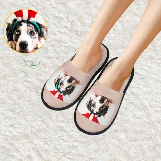 custom photo slippers