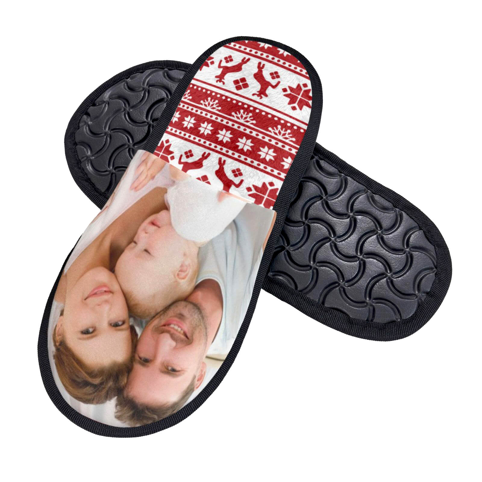 custom photo slippers