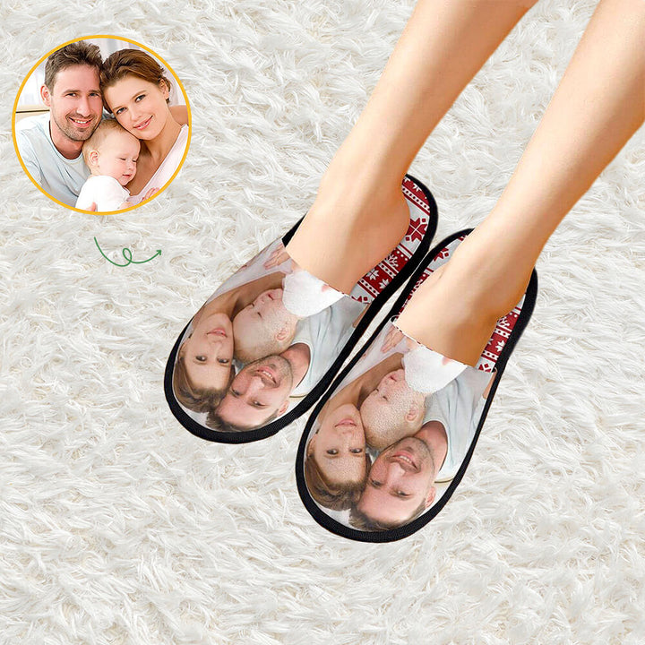 custom photo slippers